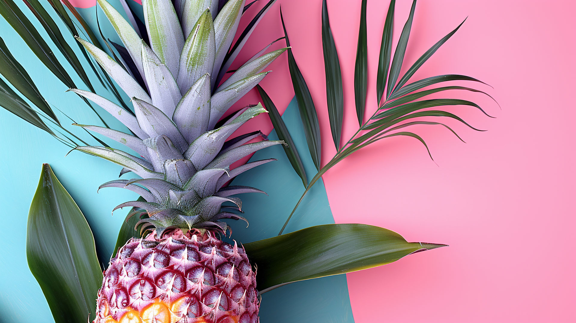 Pineapple Artwork Ideal for Desktop Wallpaper