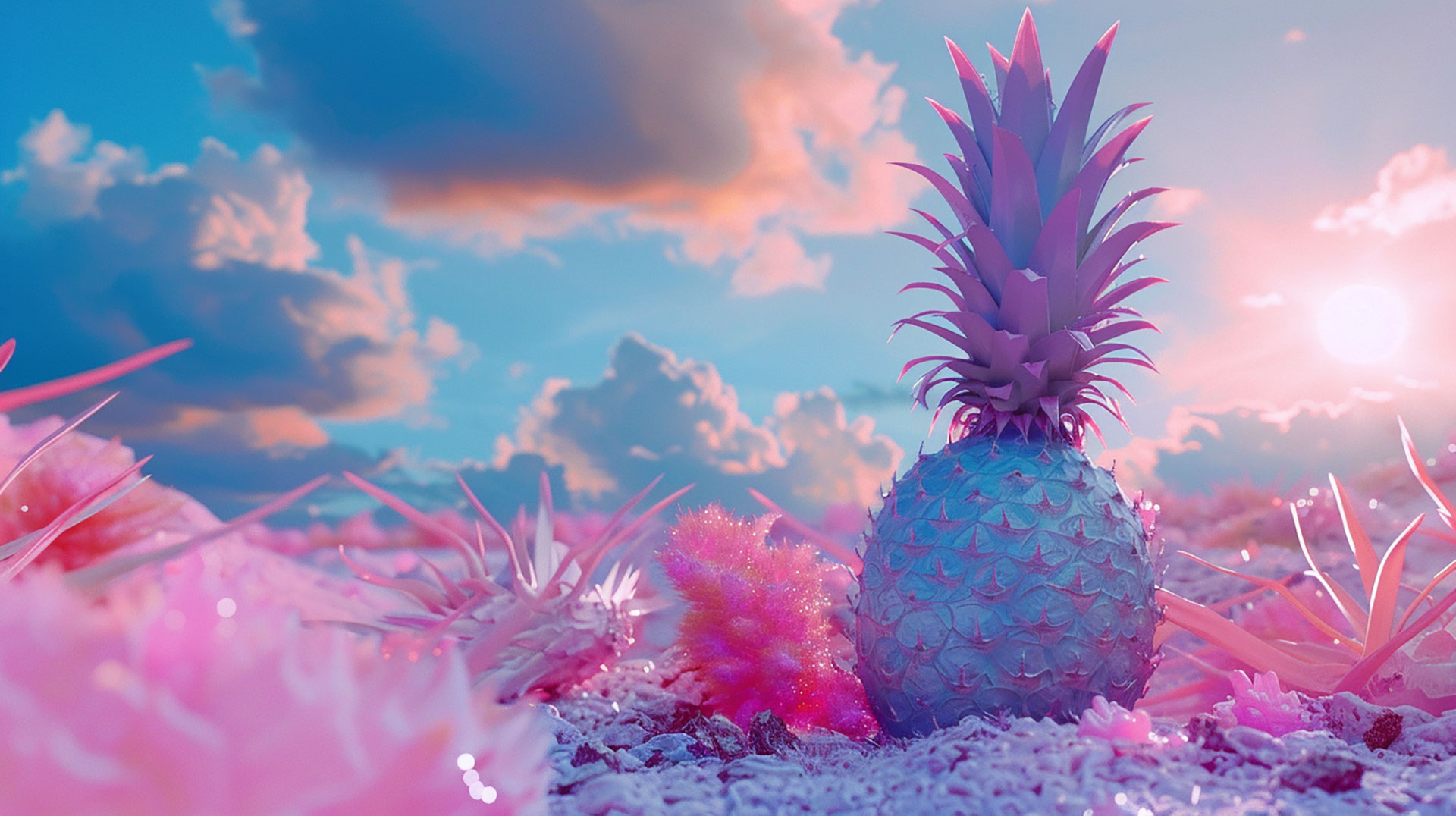 Decorate Your Screen with Vibrant Aesthetic Pineapple Images