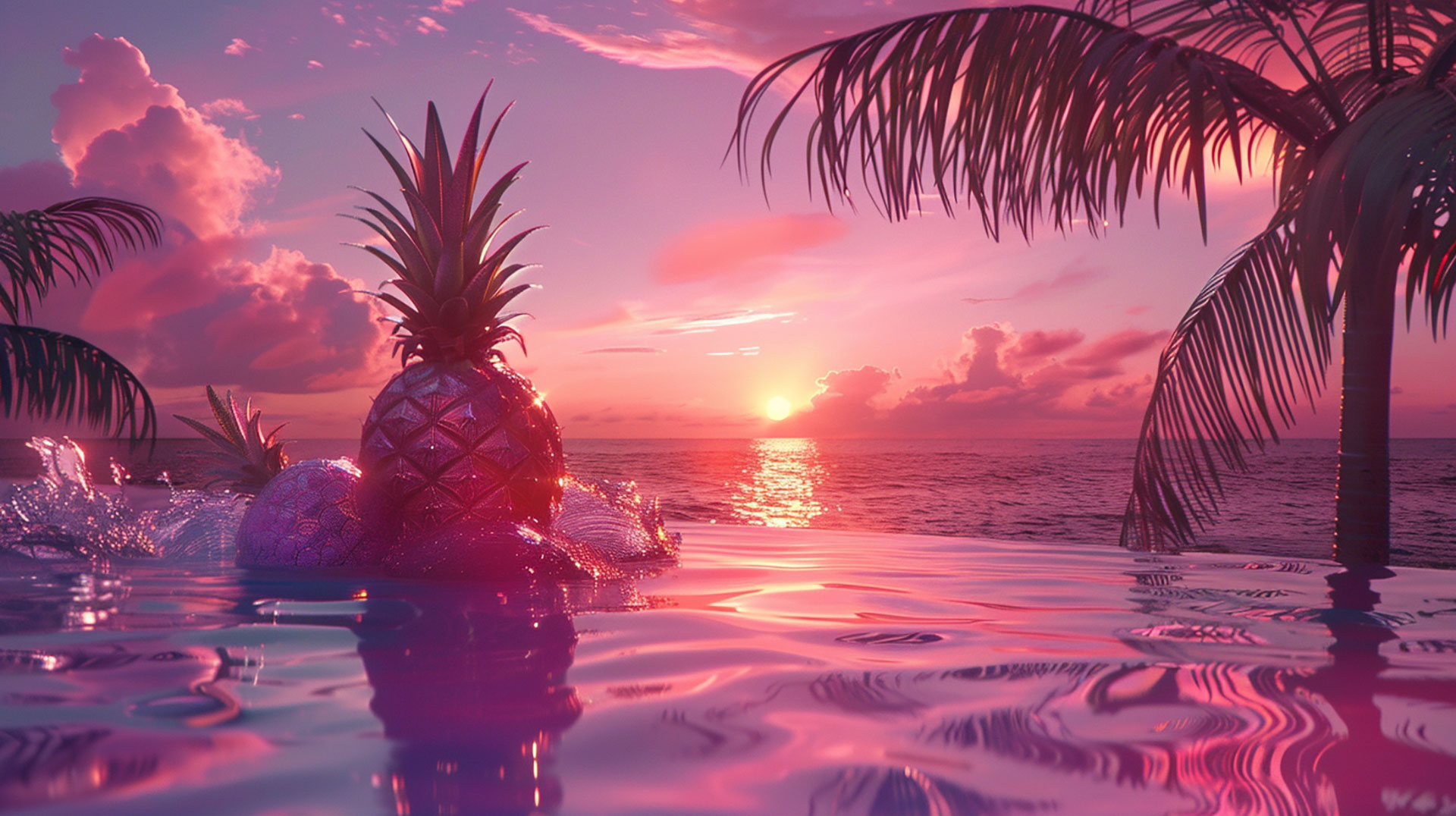 Stunning Pineapple Art for Aesthetic Wallpapers