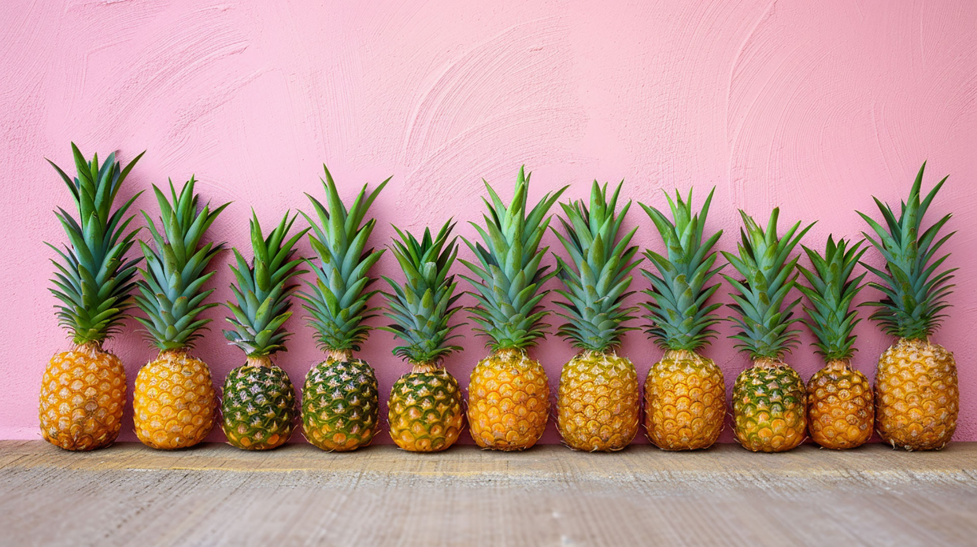 Royalty-Free Aesthetic Pineapple Photos in 16:9 Format