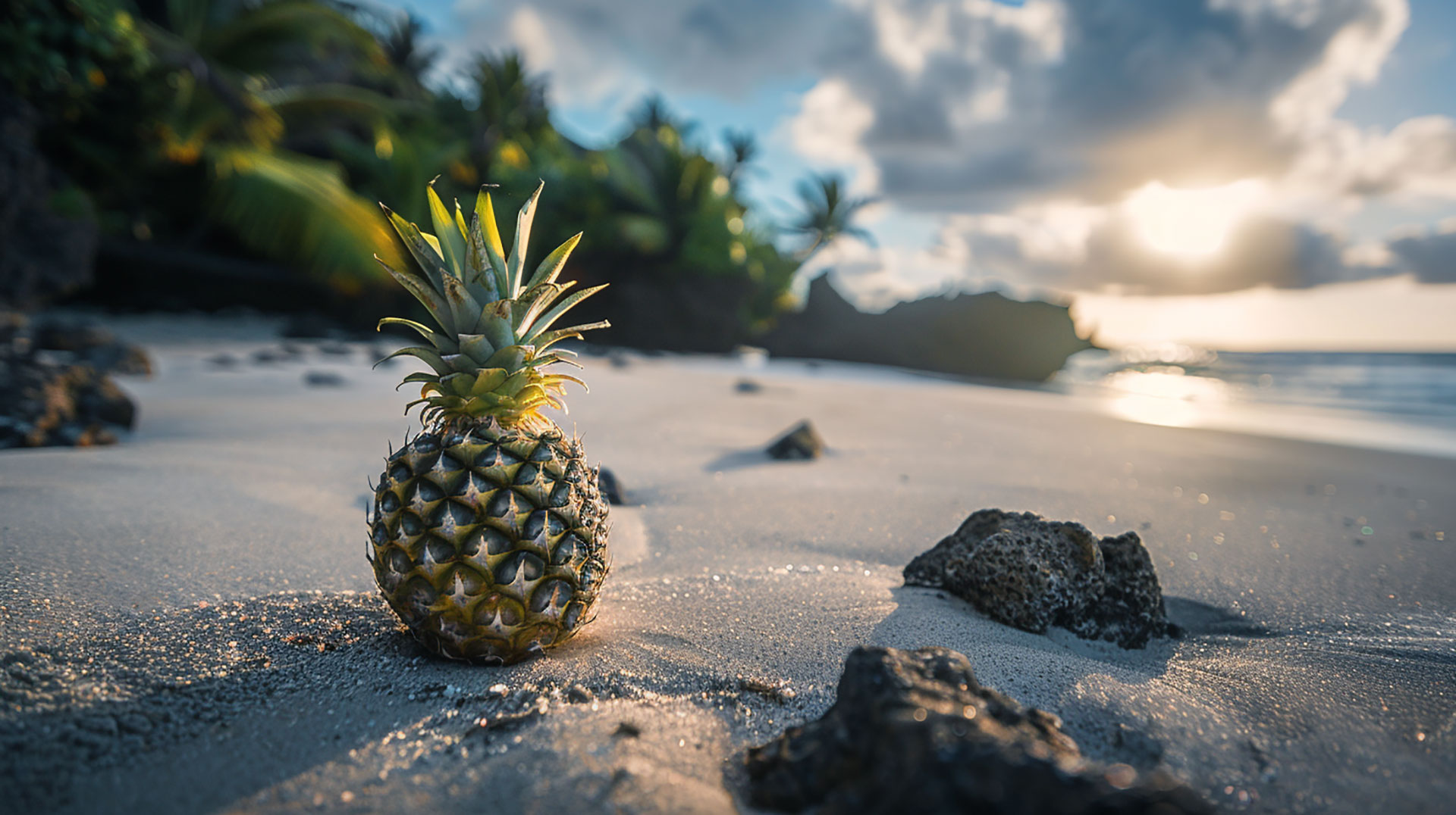 Discover Tranquility: Aesthetic Pineapple Landscape Photography