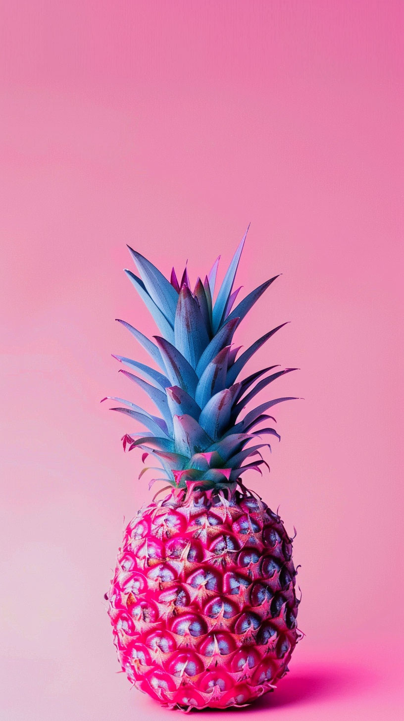 Enjoy Aesthetic Pineapple HD Backgrounds on Your Phone