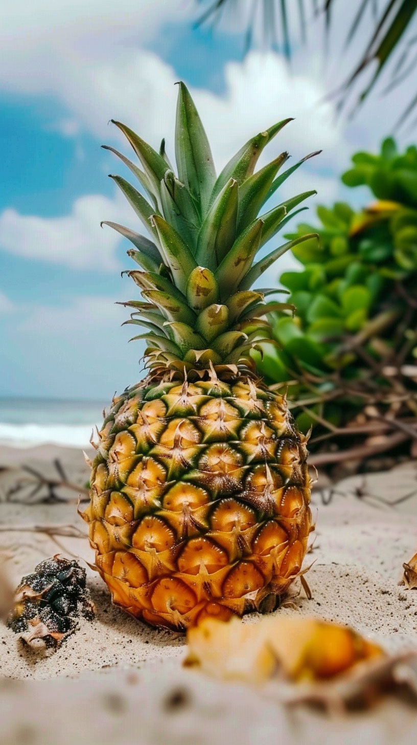 iPhone and Android Compatible: Aesthetic Pineapple Backgrounds