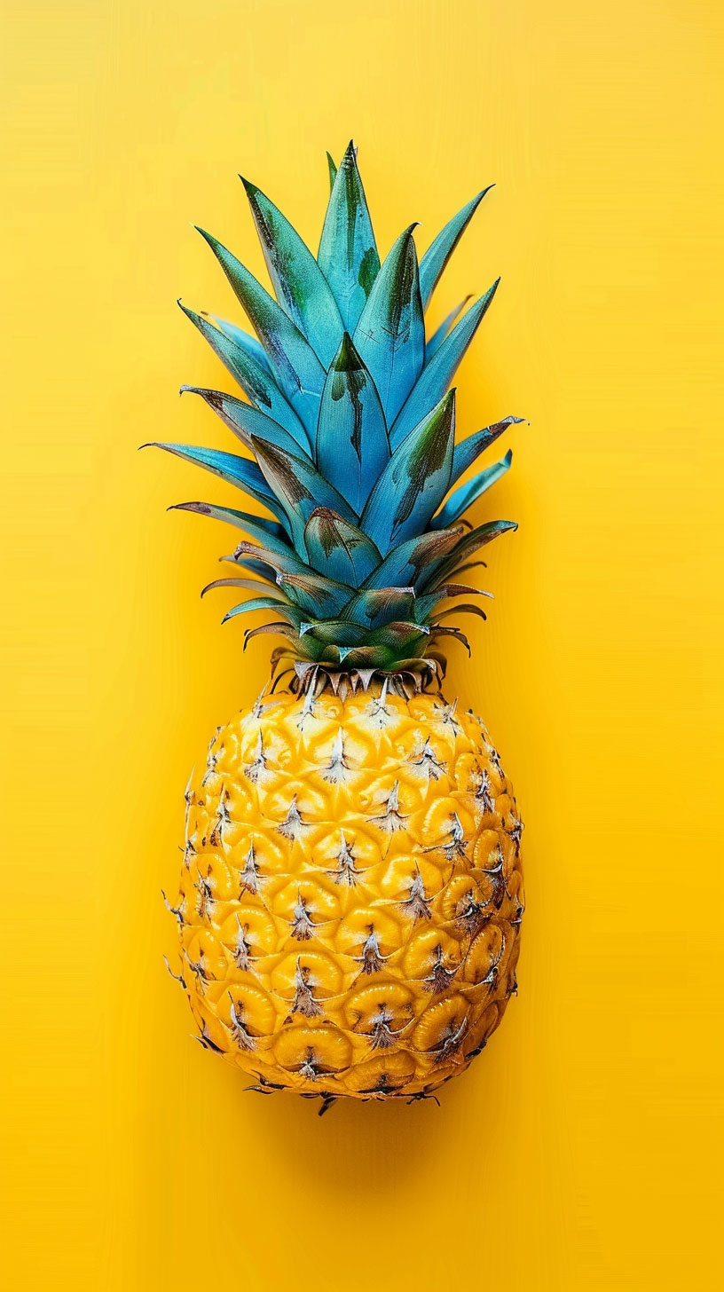 Pixel Perfect: Aesthetic Pineapple Images for Mobile Screens