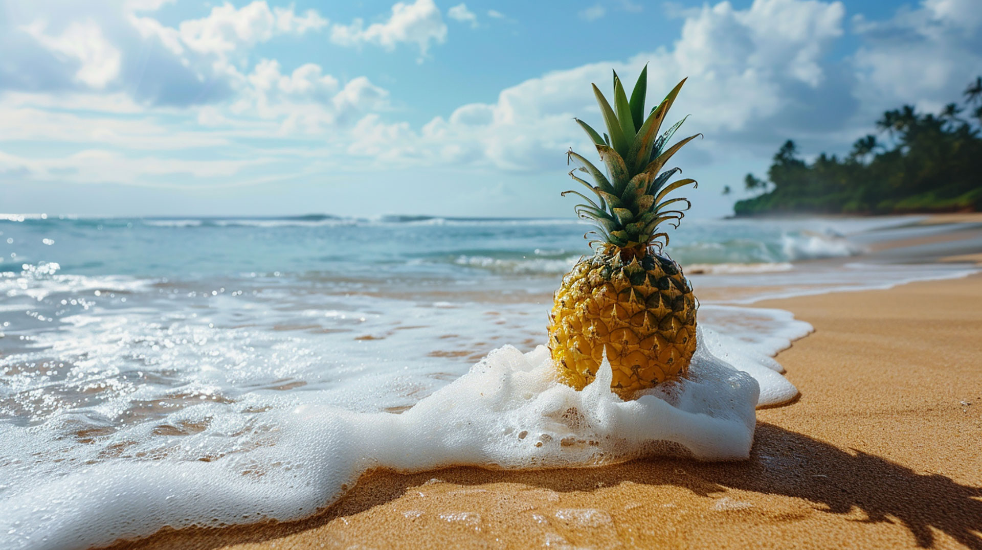 Coastal Beauty: Pineapple 1920x1080 photo