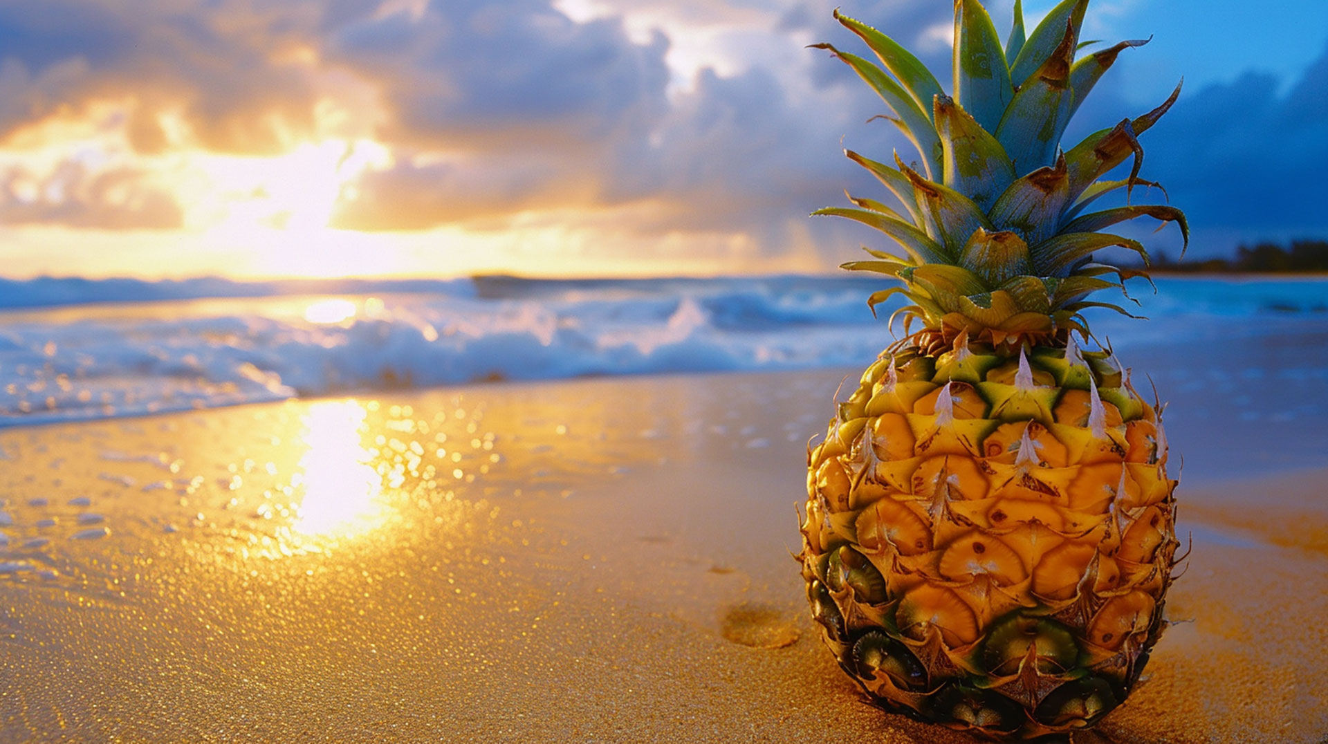 Sunny Days: Pineapple HD Images for Desktop