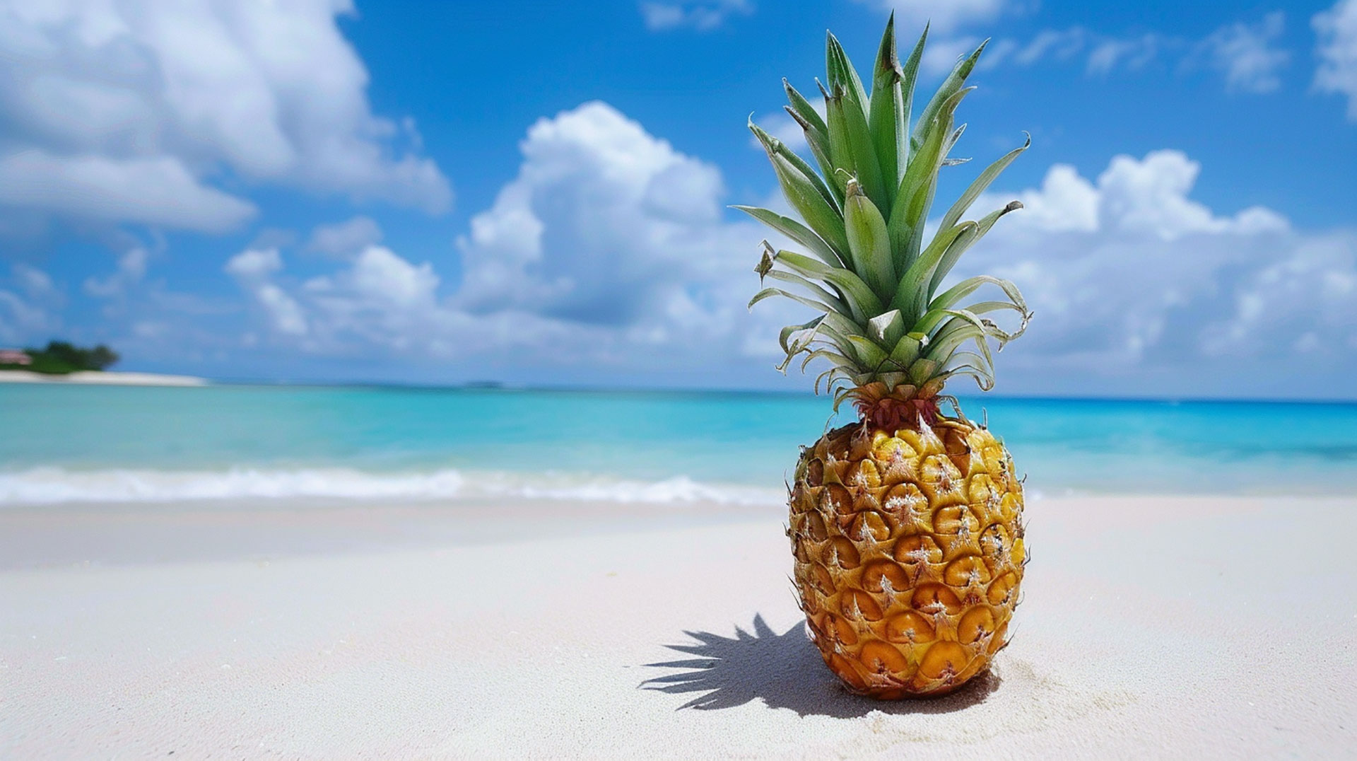 Island Oasis: Pineapple Desktop Wallpaper Collection