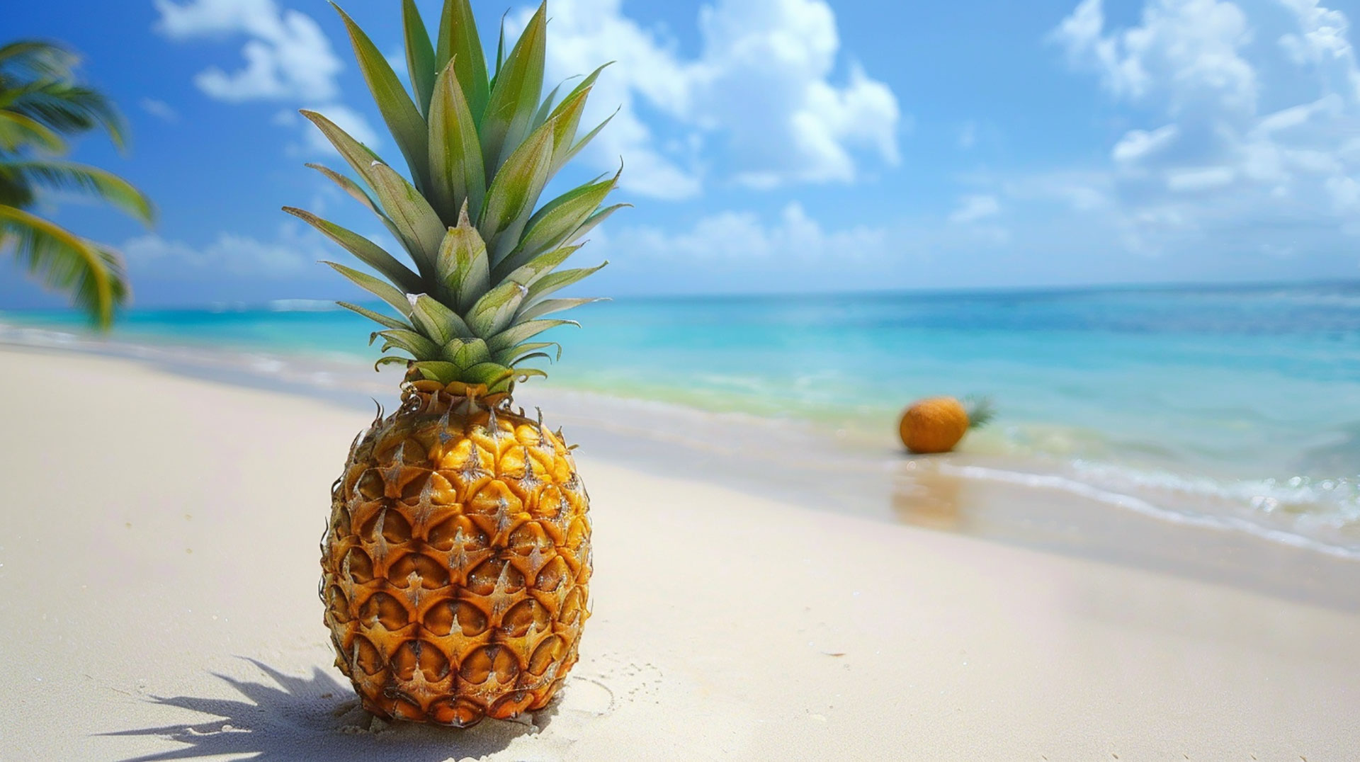 Serenity on the Shoreline: Pineapple HD Pics Collection