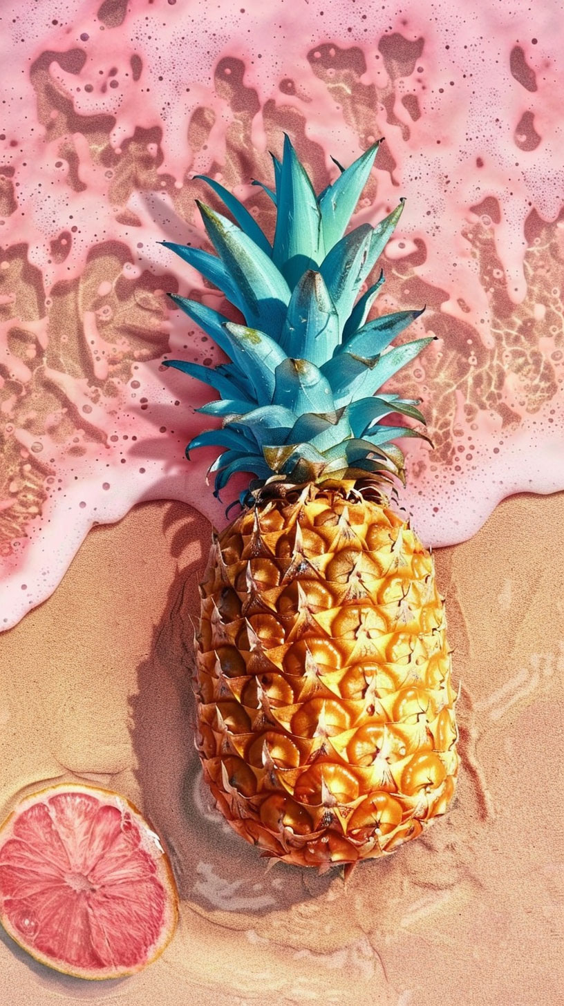 Pineapple Sunset Wallpaper for Huawei Smartphone