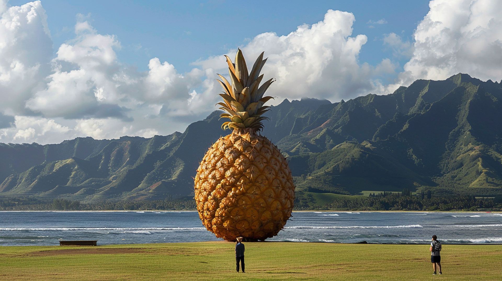 High-Quality Big Pineapple Images for Your Desktop and Mobile Wallpaper Needs