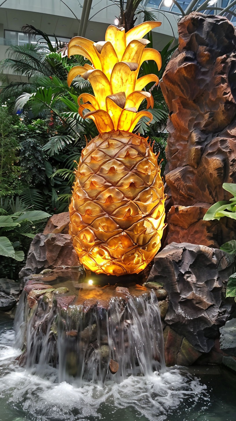 Colorful Big Pineapple Images for ZTE and Alcatel Mobiles