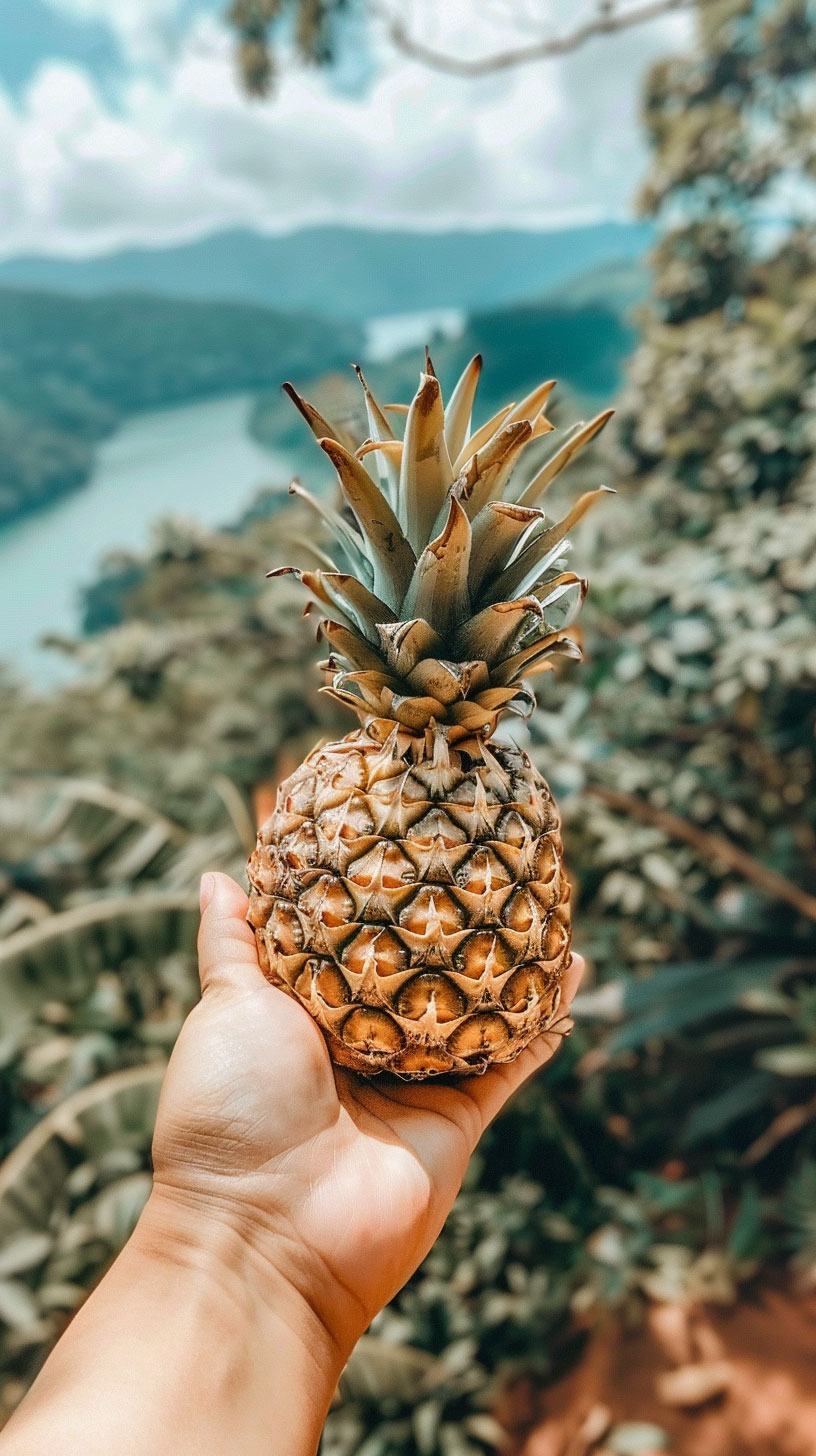 High-Resolution Pineapple Images for iPhone and Android Wallpaper