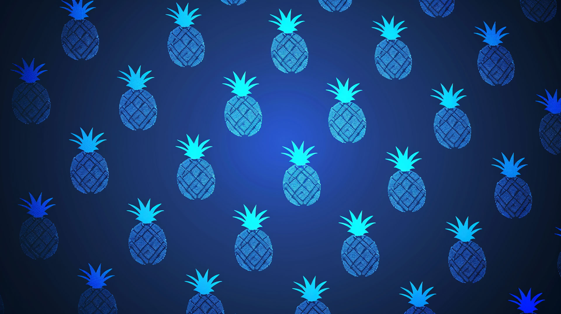 Download Vibrant Blue Pineapple Wallpaper: Perfect for Digital Art and Creative Projects