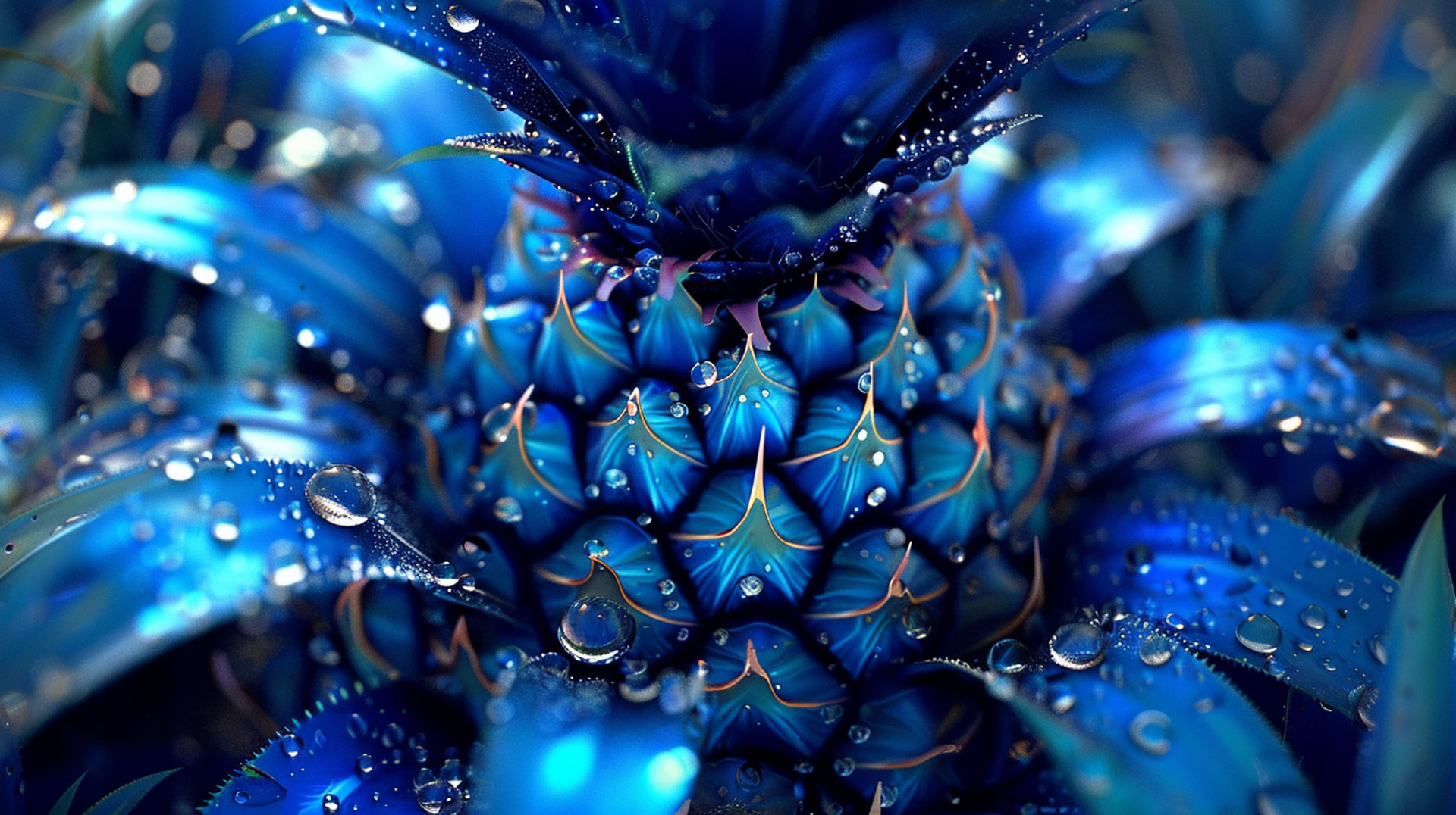 Download Royalty-Free Blue Pineapple Wallpaper: Perfect for Your Creative Projects