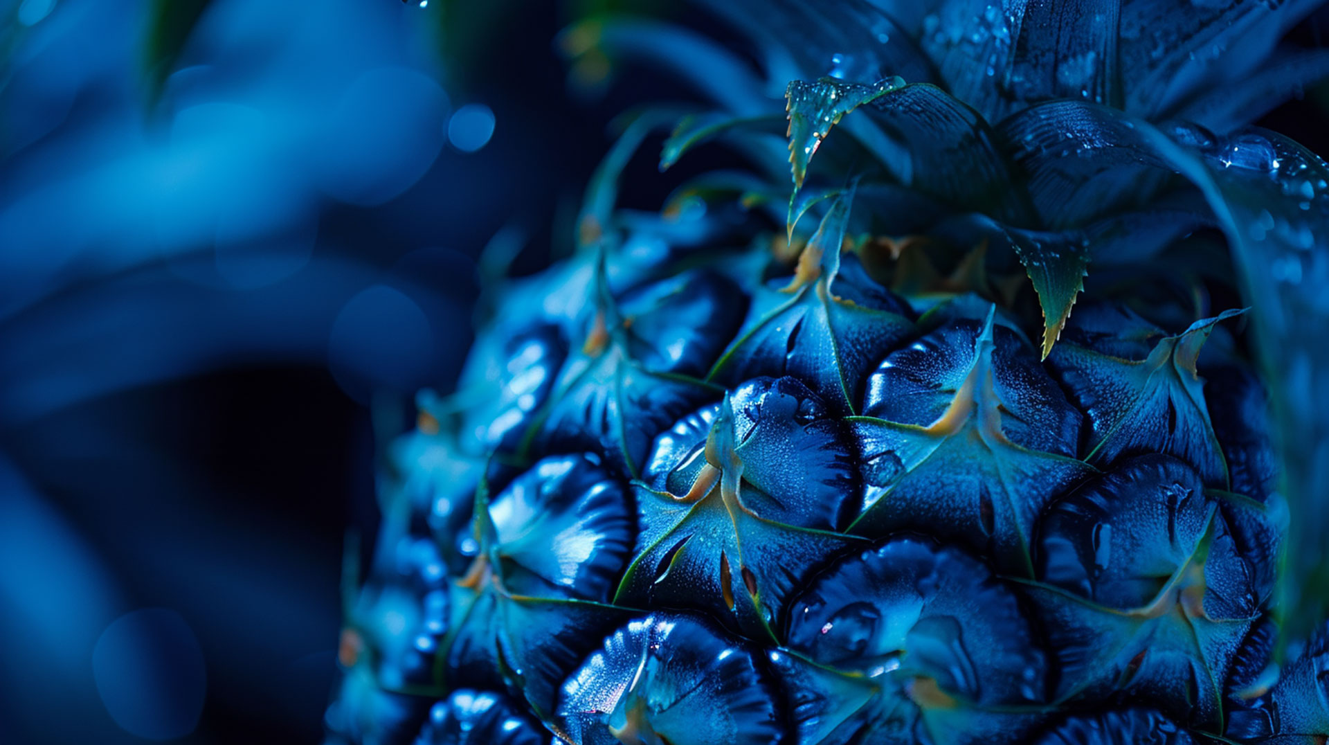 Blue Pineapple Wallpaper 16:9 Aspect Ratio for Modern Screens