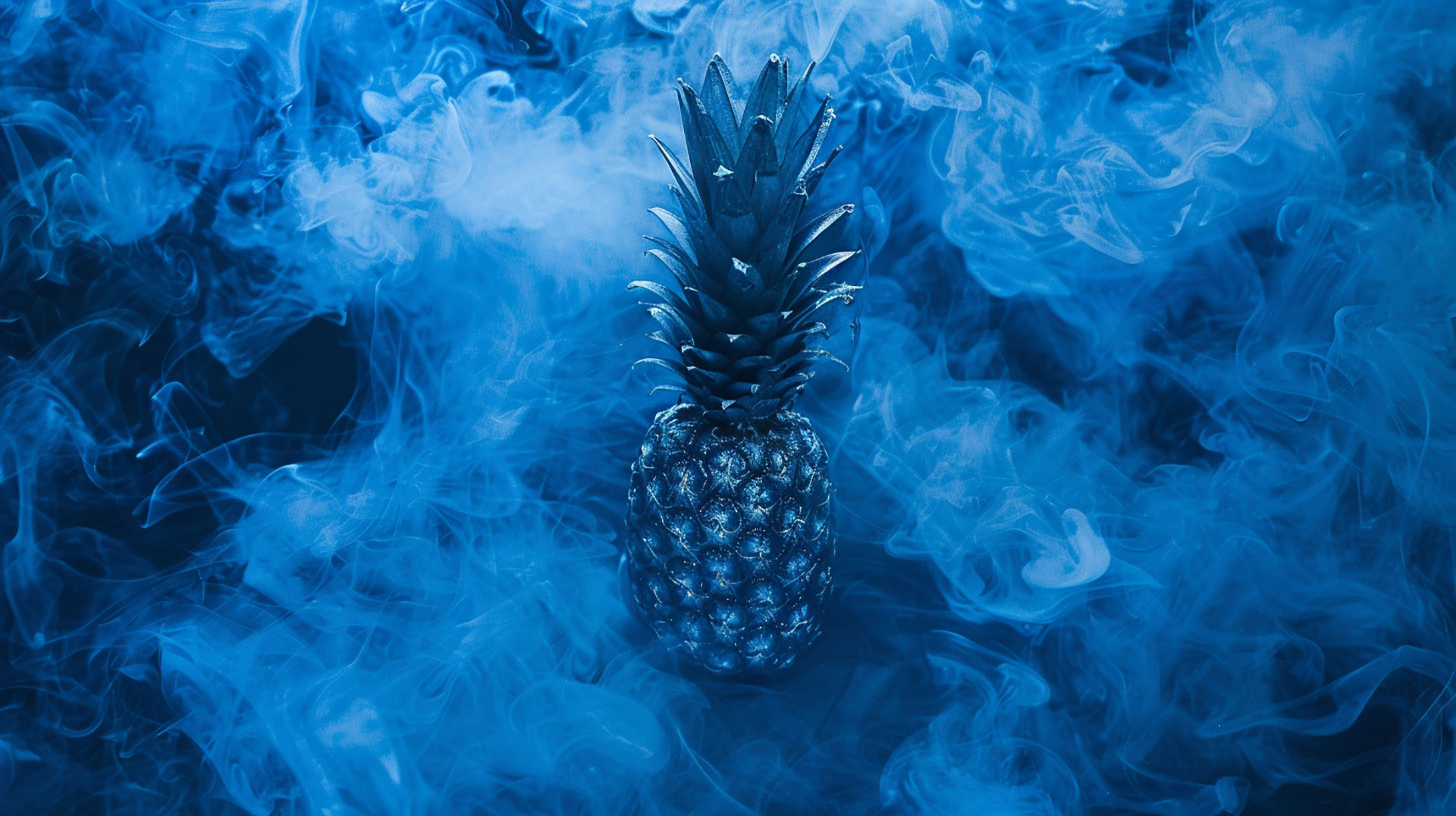 Blue Pineapple Wallpaper: Ideal for Digital Art and Design