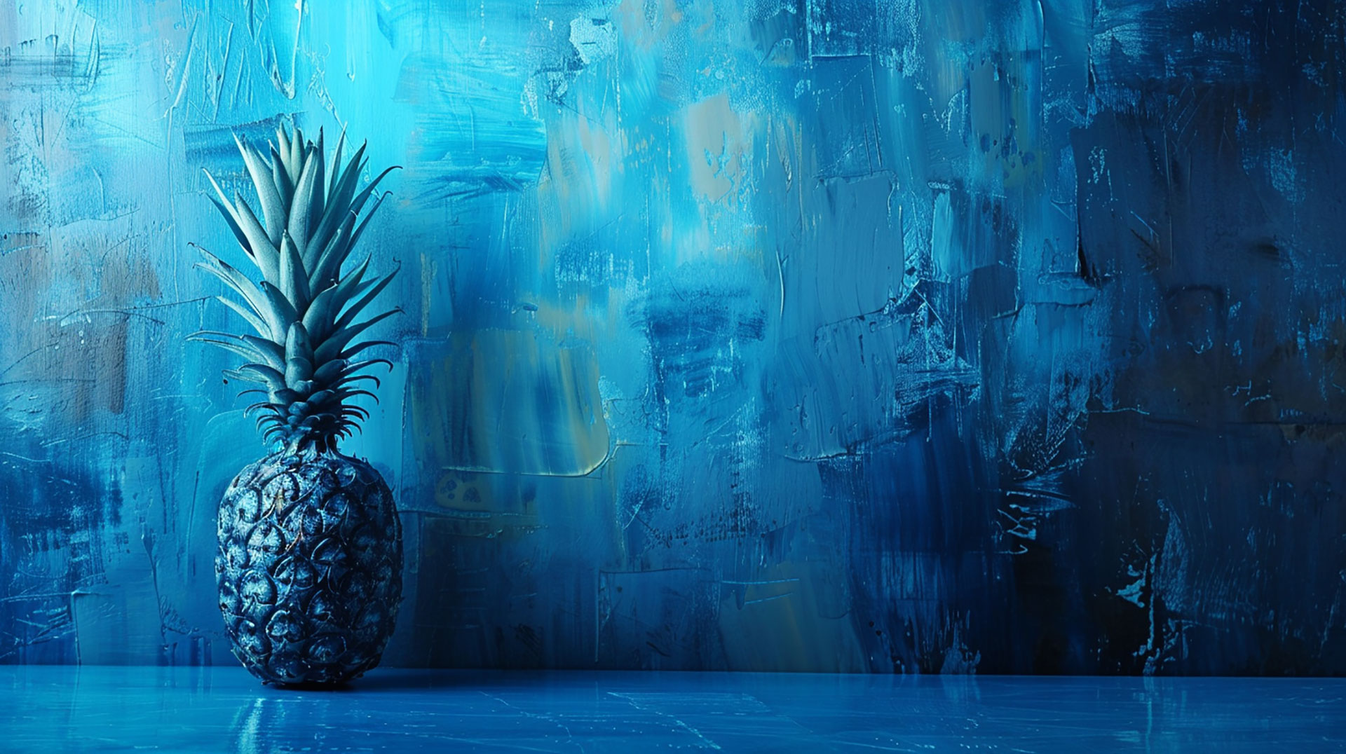 Blue Pineapple Wallpaper in 4K Resolution: Detailed Images