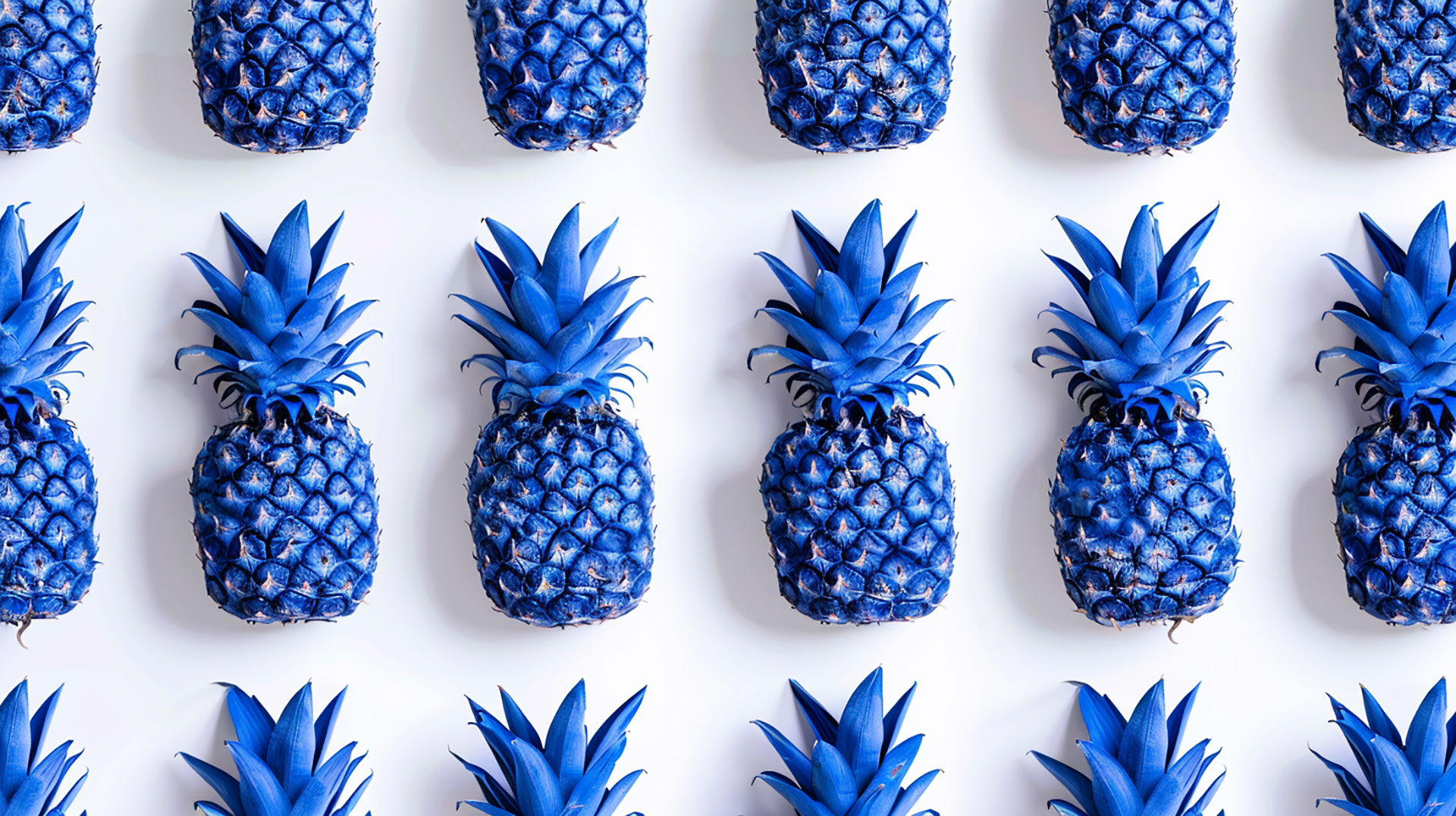 Customizable Blue Pineapple Wallpaper for Your Preferences