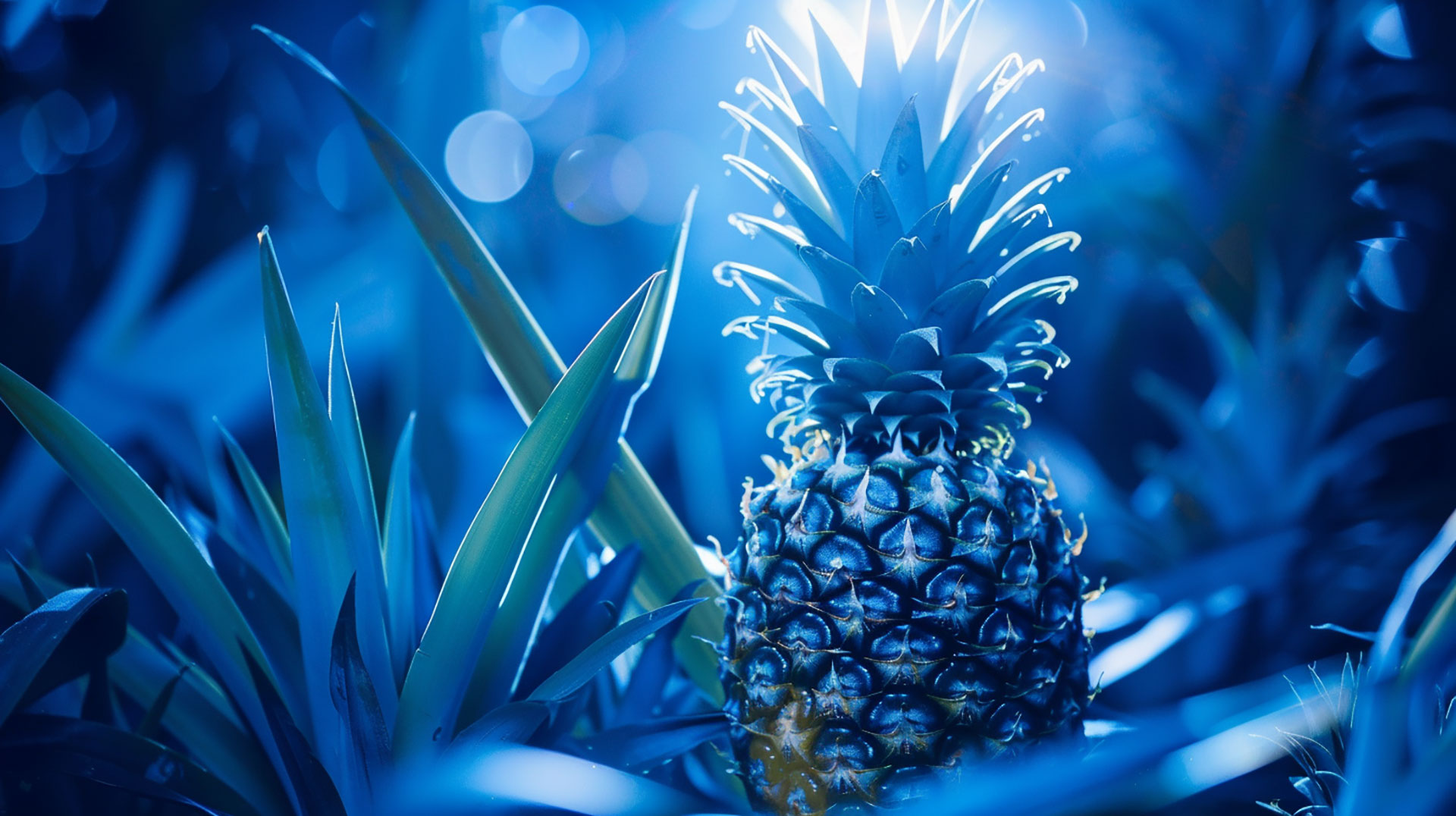 Blue Pineapple Wallpaper Collection: High-Resolution Images