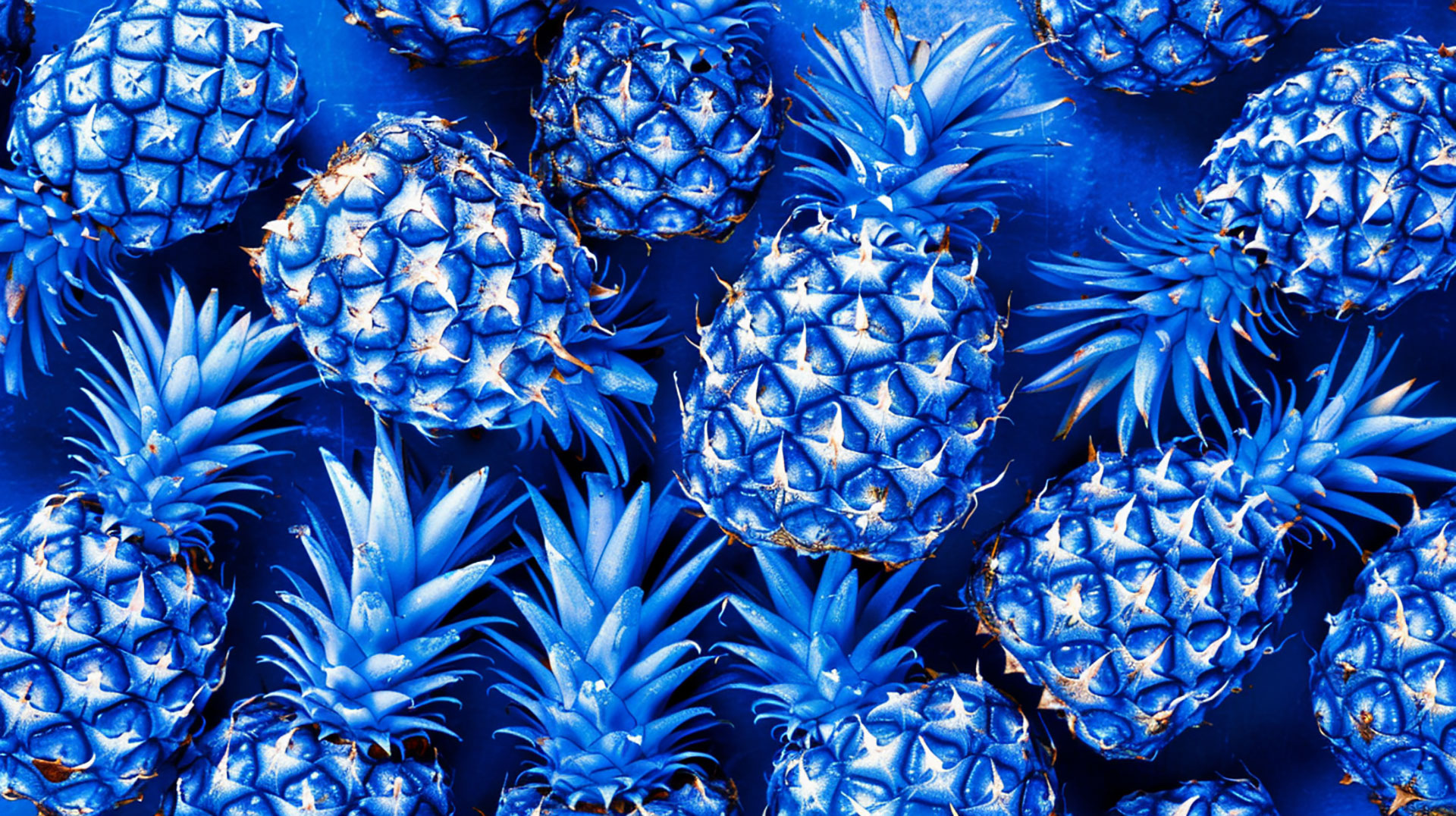 Stunning Blue Pineapple Wallpaper in Ultra HD Quality