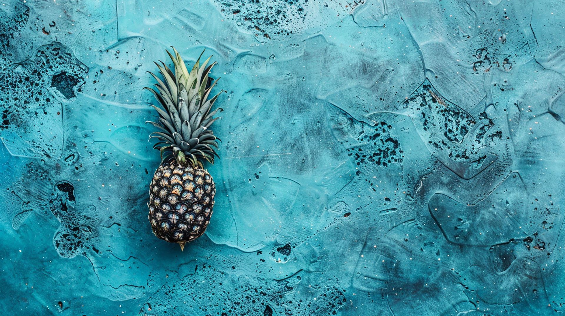 Blue Pineapple Wallpaper 1920x1080: Ideal for Full HD Displays