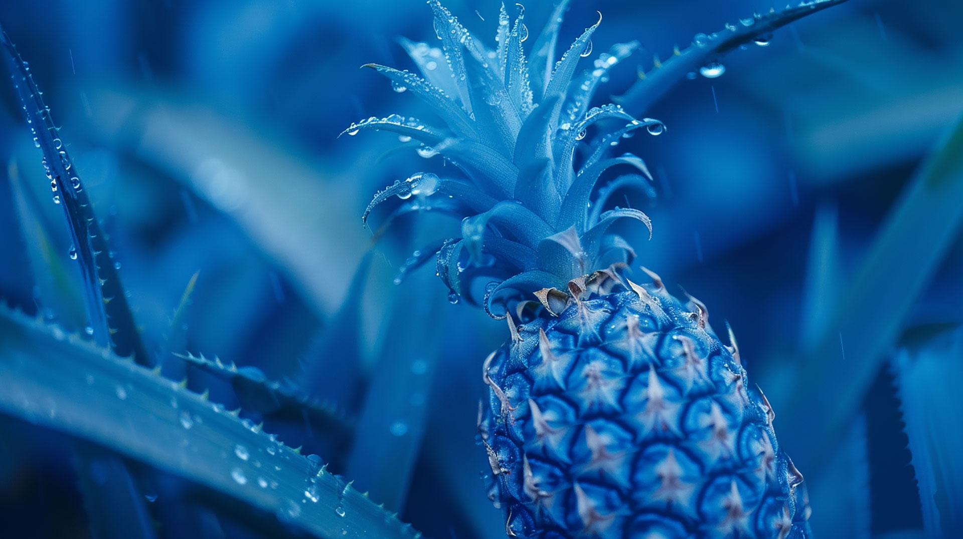 Immerse Yourself in Blue Pineapple: 8K Wallpapers Available