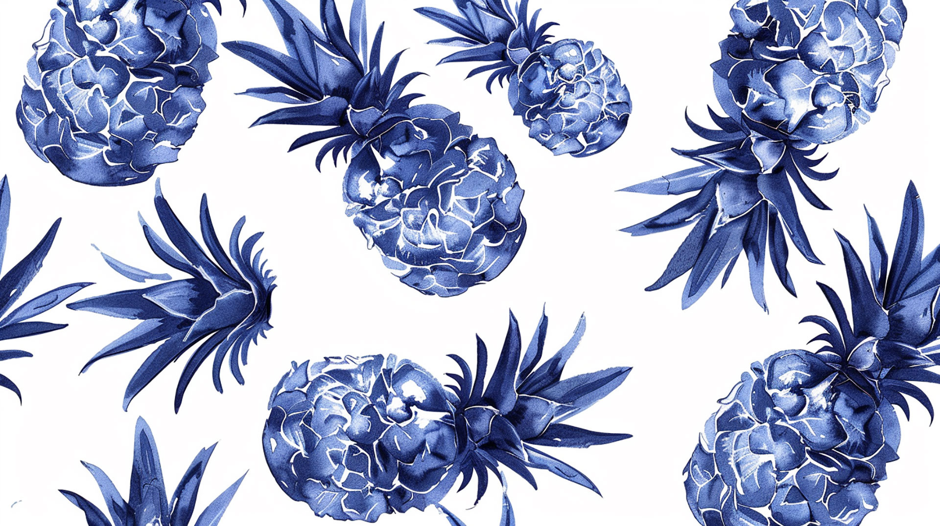 Dive into Blue Pineapple: Royalty-Free Wallpapers for Every Screen