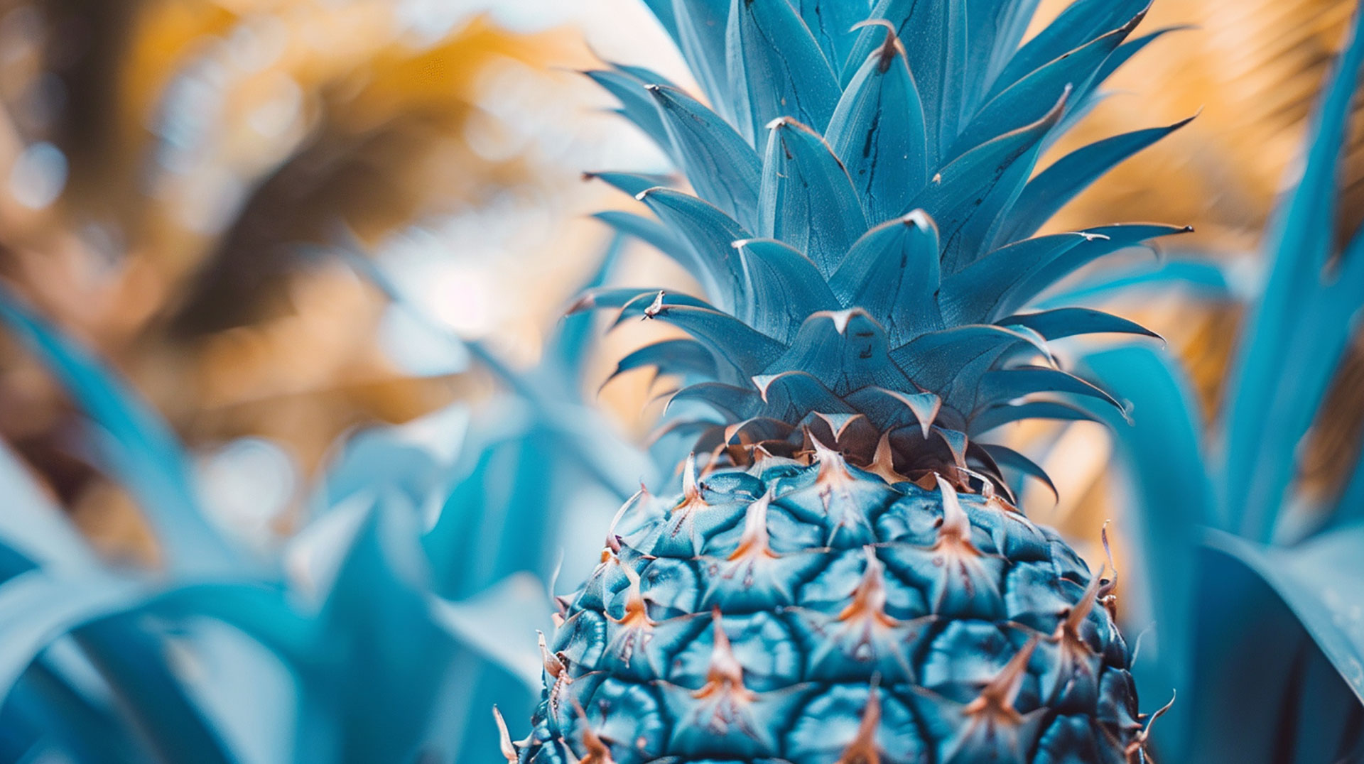 Blue Pineapple 8K Wallpaper for Stunning Visuals