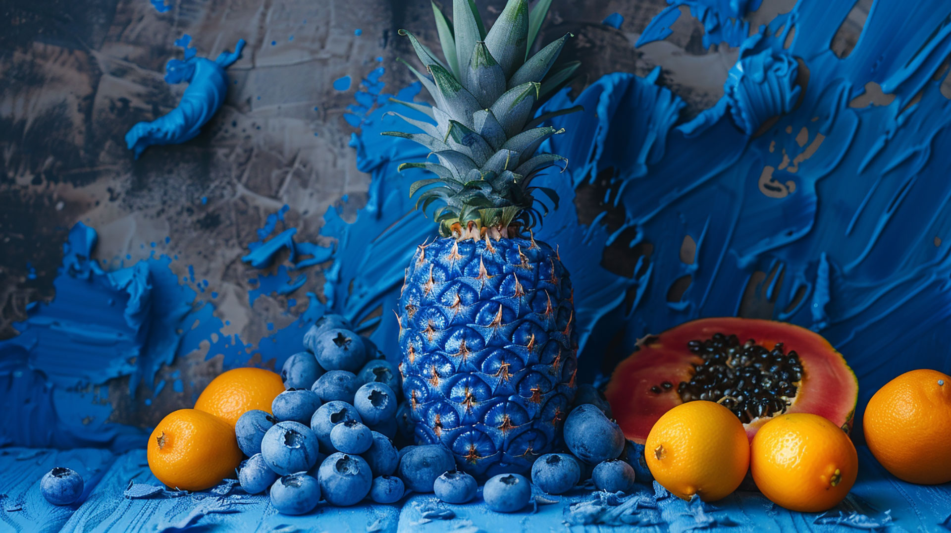 Free Blue Pineapple Wallpaper for PC and Mobile