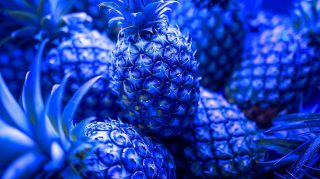 Blue Pineapple HD Wallpaper for Desktop Download