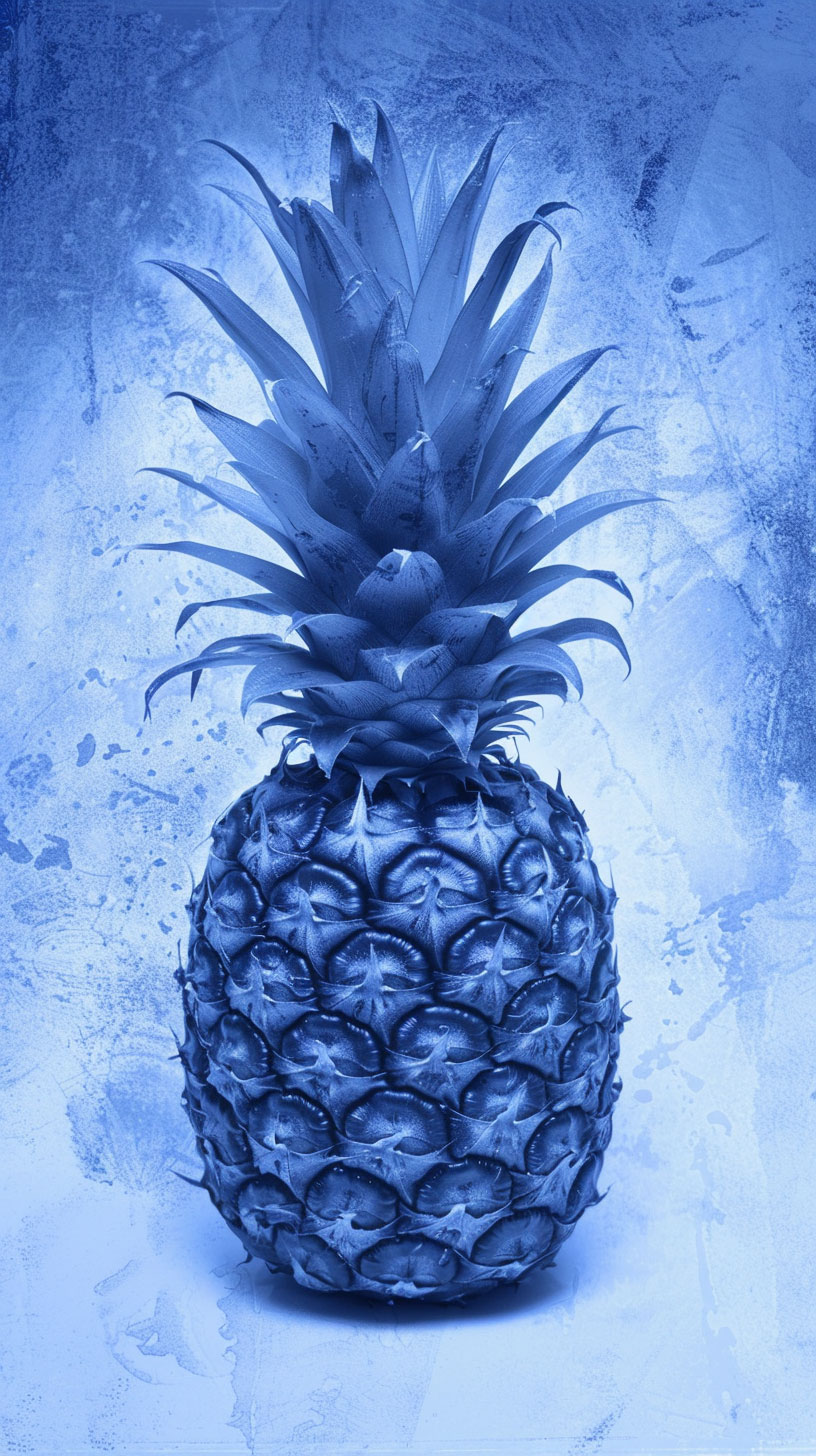 LG Blue Pineapple Wallpaper: HD Quality for Your Device