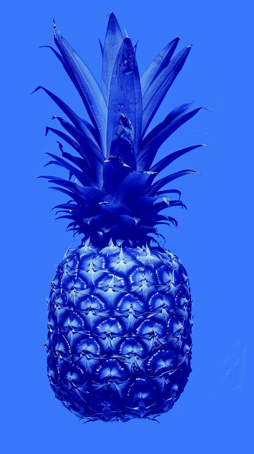 Download Blue Pineapple Wallpaper for Xiaomi Phones: Ultra HD