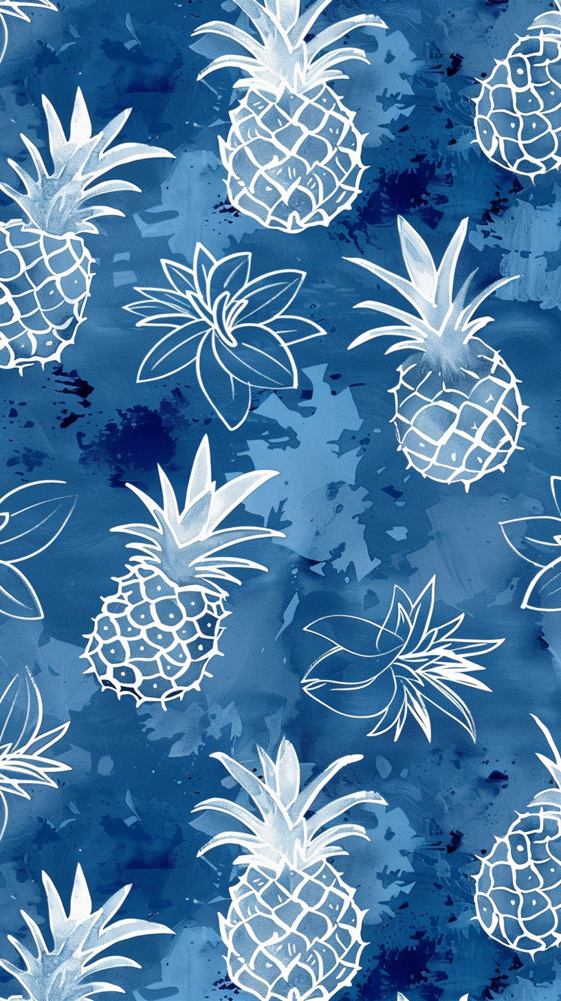 Explore Blue Pineapple Wallpaper for Mobile: Perfect for OnePlus Devices