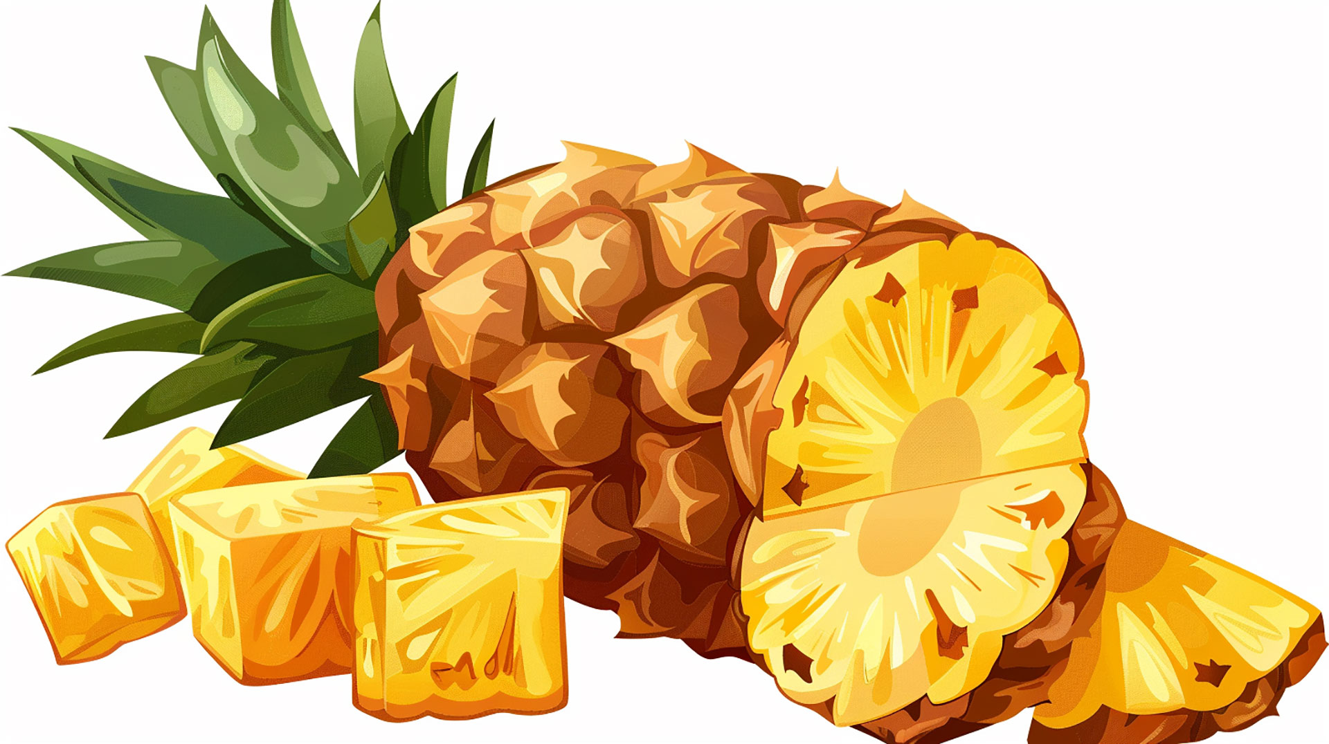 Pineapple Clipart in Various Resolutions: 1920x1080 and More