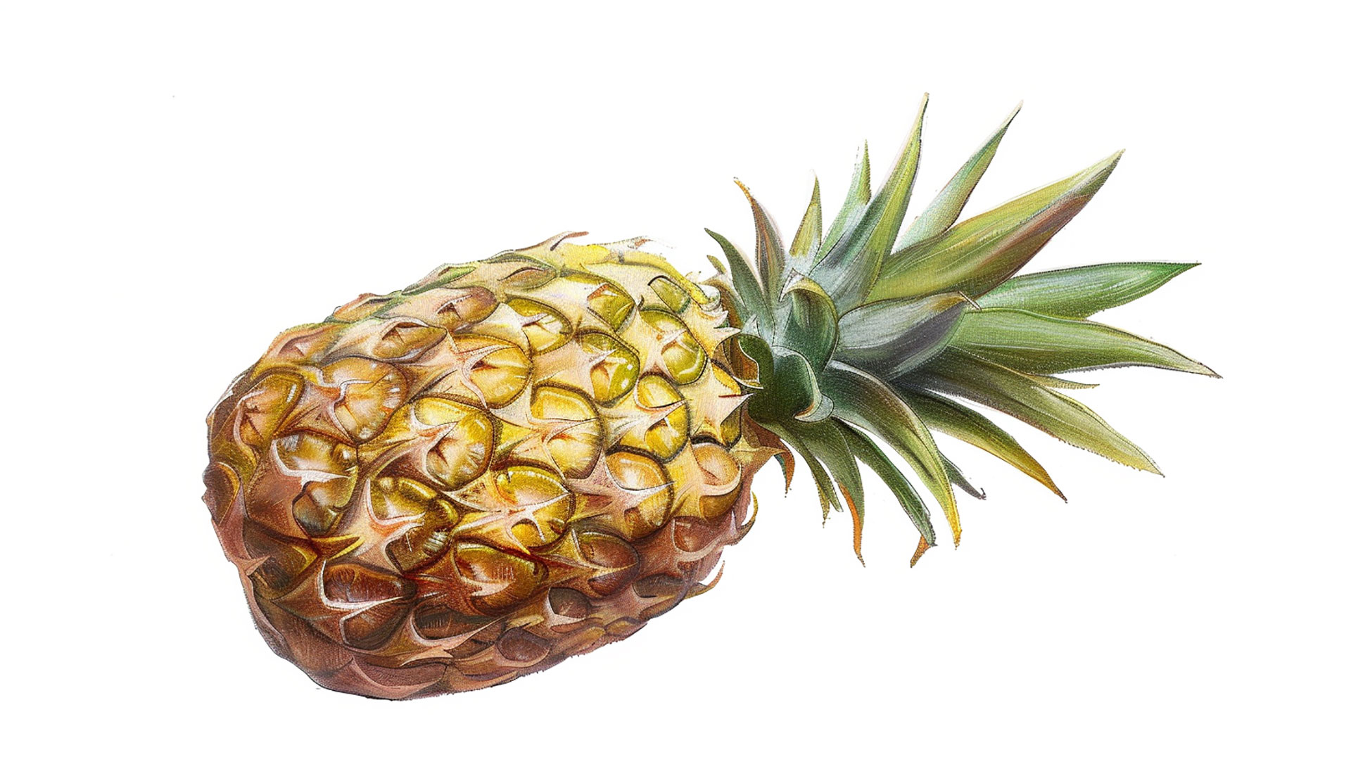 High-Quality Pineapple Image for Visual Content Creation