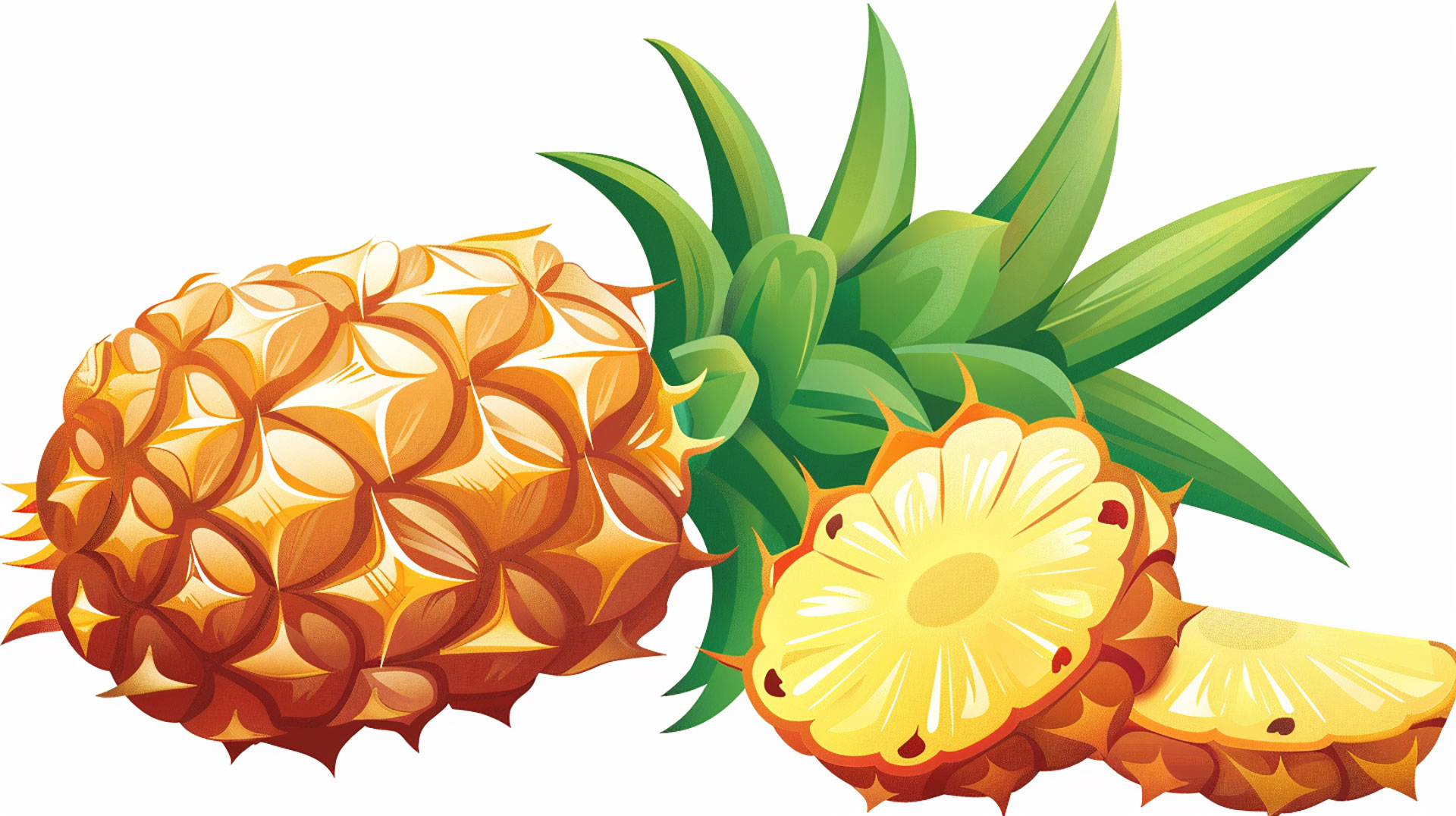 Vibrant Pineapple Image in Stunning Ultra HD 4K Resolution