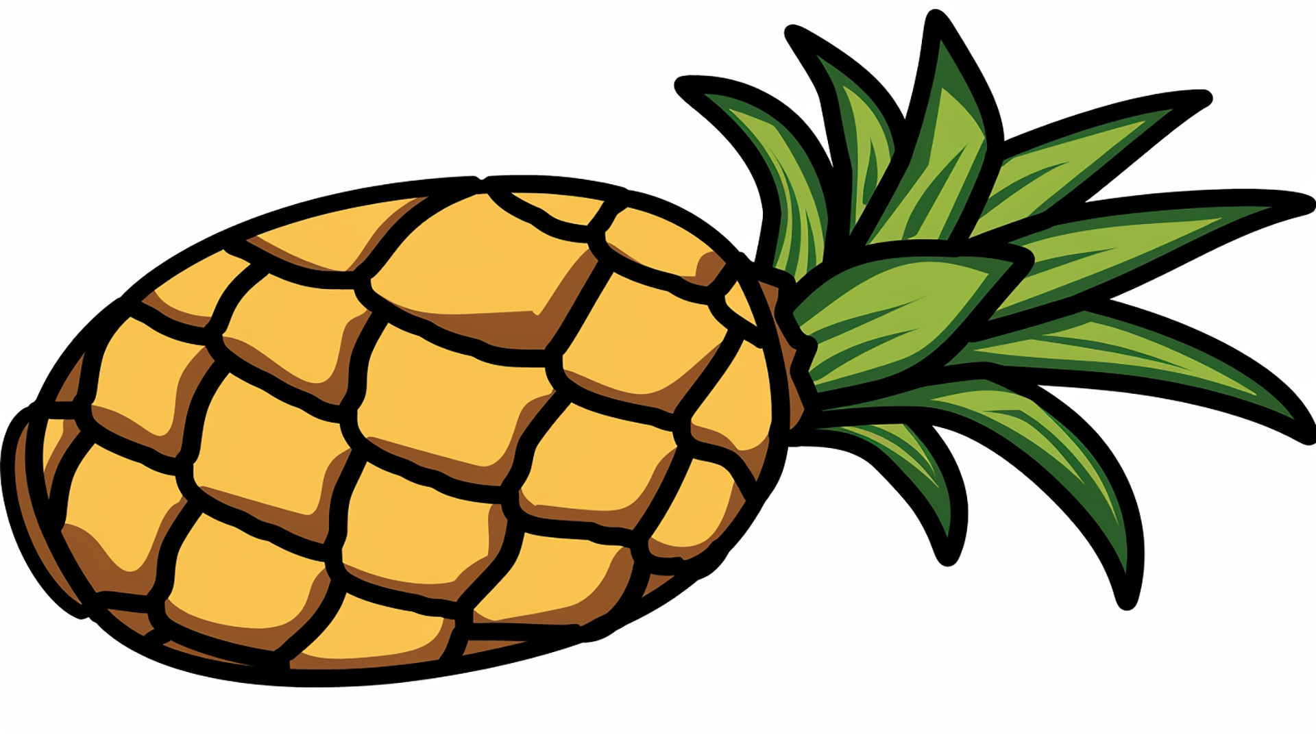 Exquisite Pineapple Clipart for Digital and Print Media