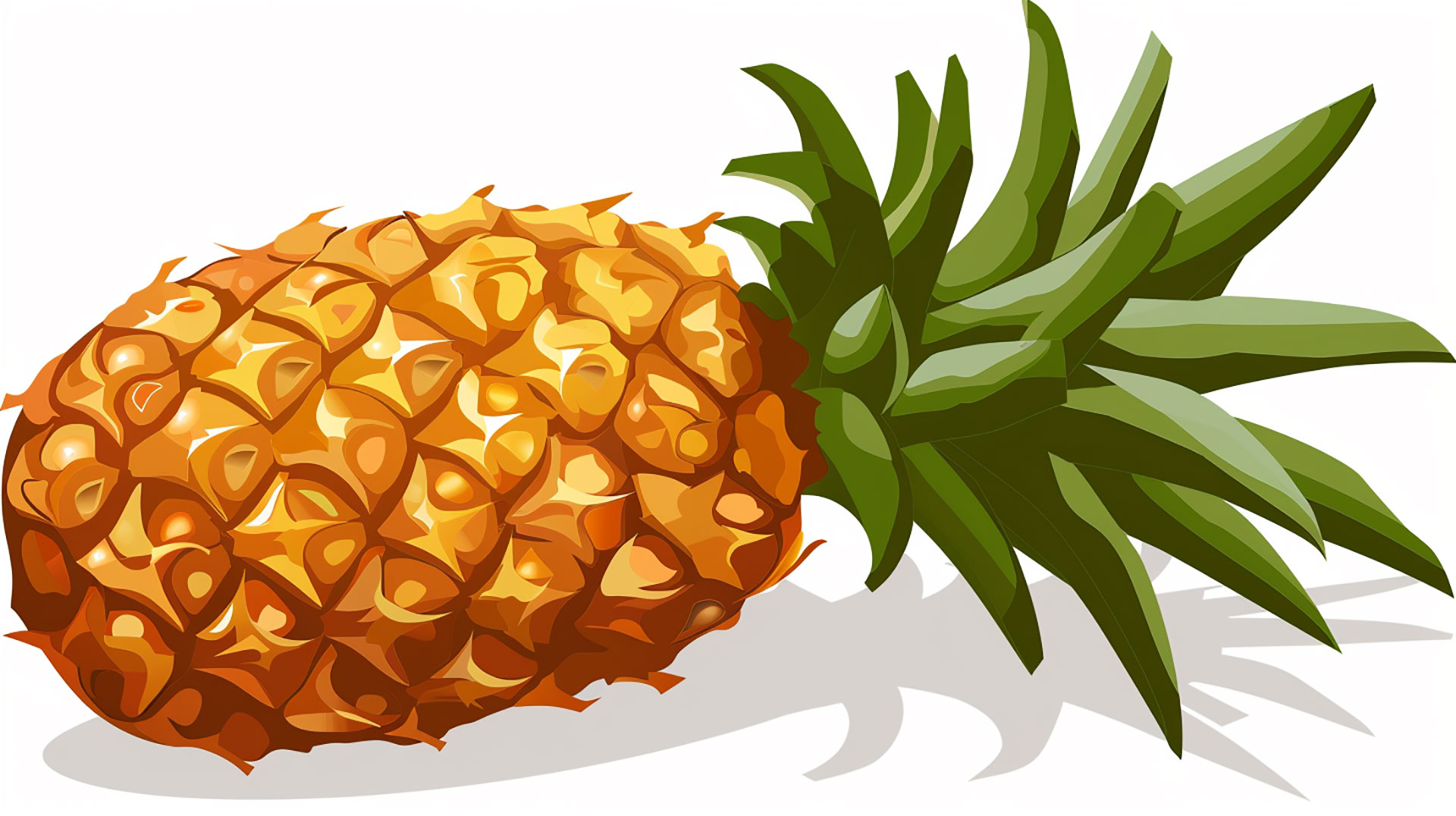 Colorful Pineapple Picture for Desktop Backgrounds