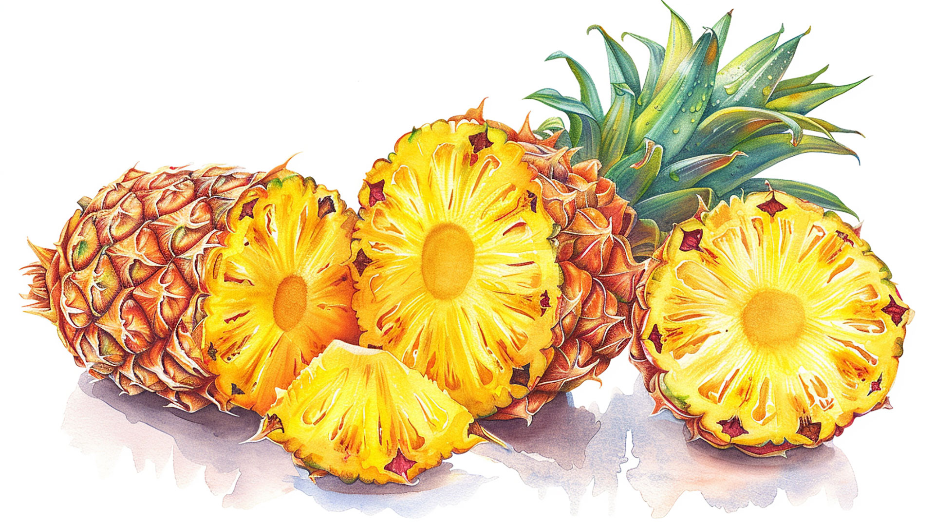 Pineapple Clipart in Ultra HD 4K Resolution