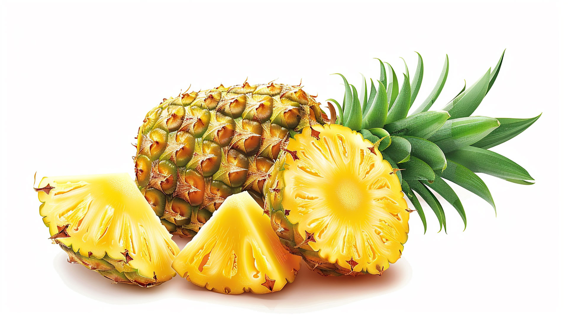 Colorful Pineapple Picture: Ideal for 16:9 Aspect Ratio Screens