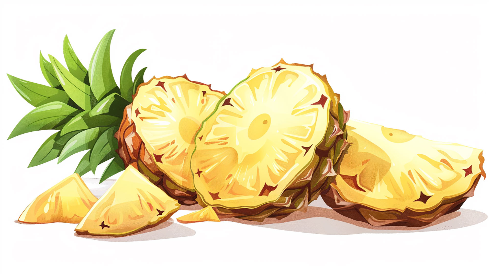 Royalty-Free Pineapple Clipart: Perfect for Desktop Wallpapers