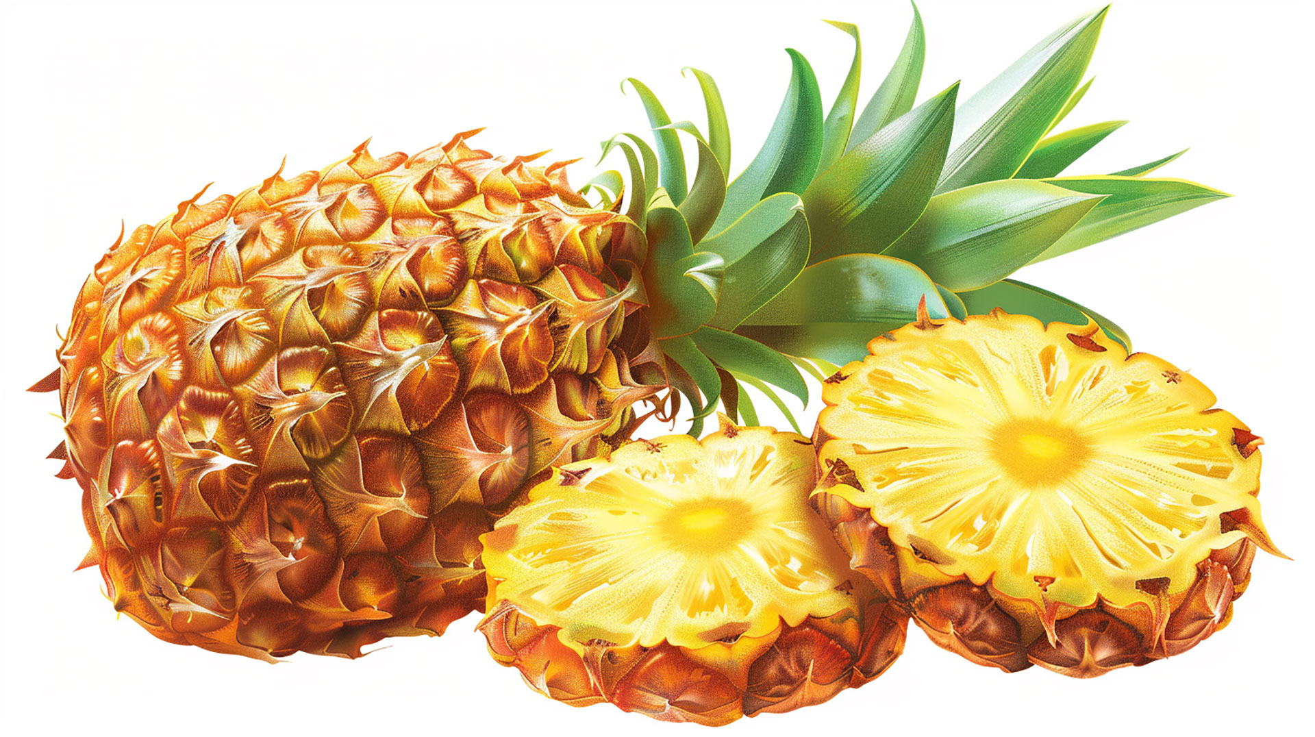 Pineapple Clipart in HD Quality for Digital Background