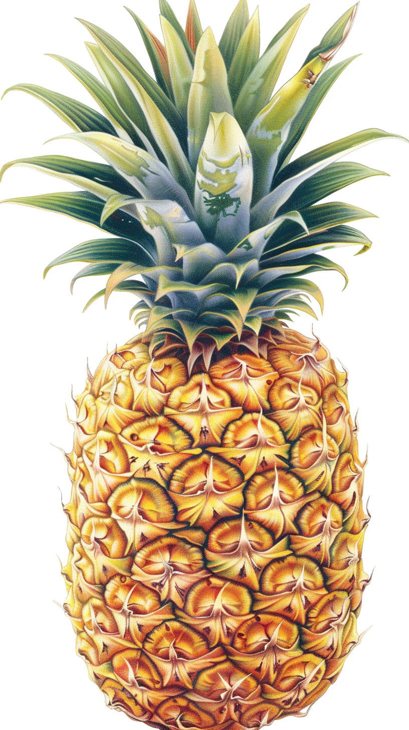 High-Res Pineapple Clipart for Motorola and LG Phones