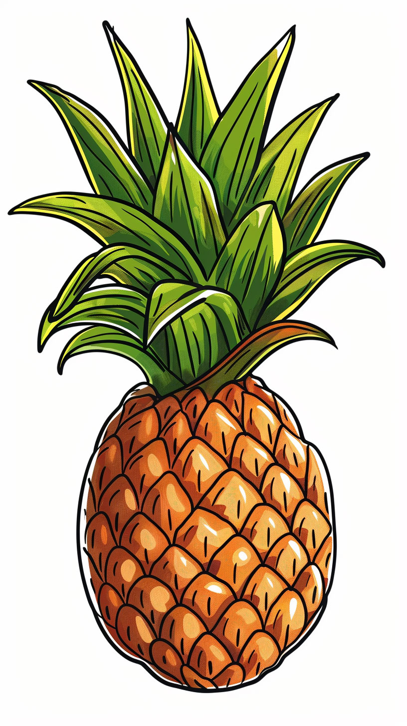 Mobile-Friendly Pineapple Image: Perfect for Samsung Galaxy