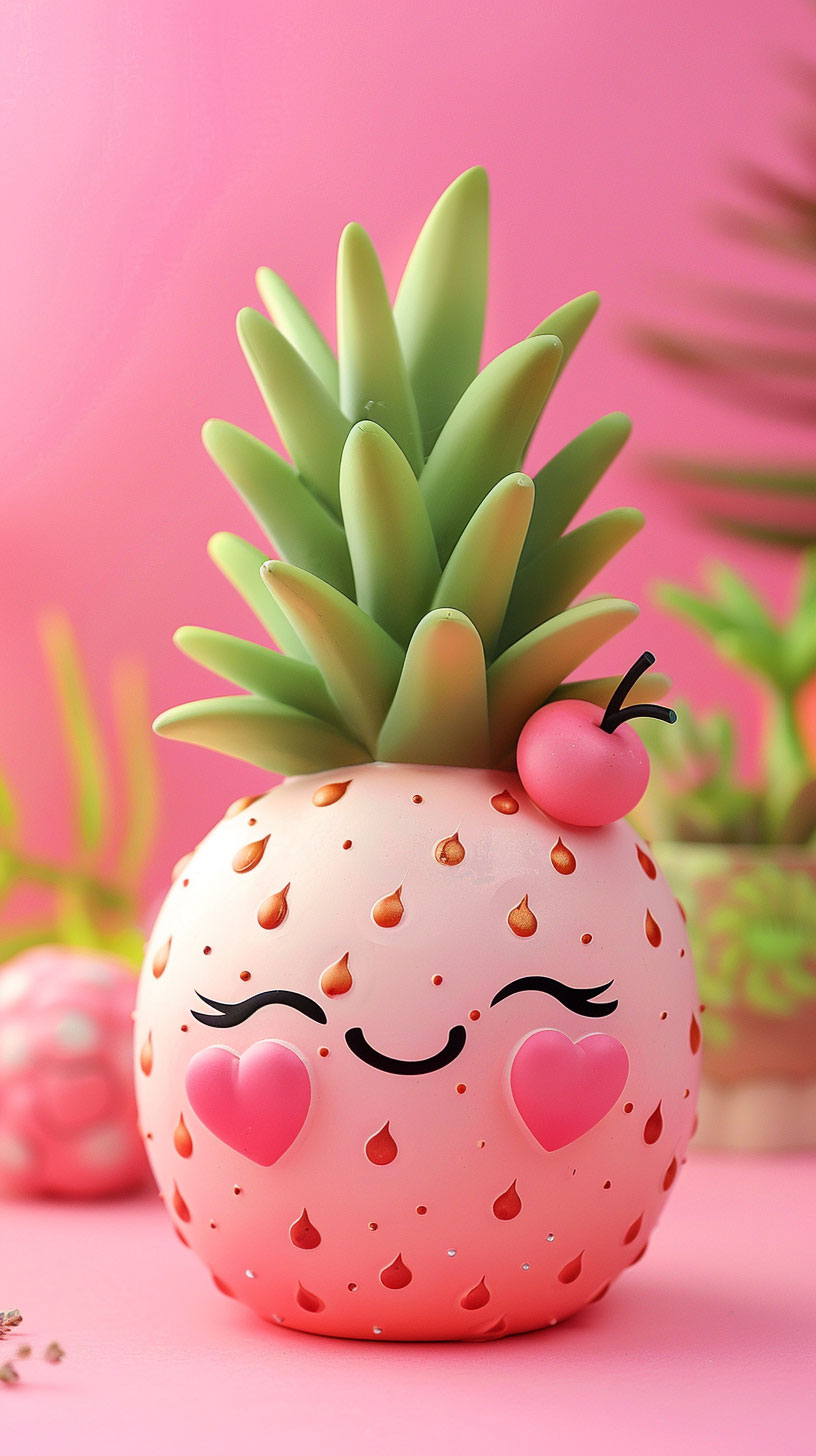 Adorable Pineapple Wallpapers for Sony Xperia and iPhone Plus