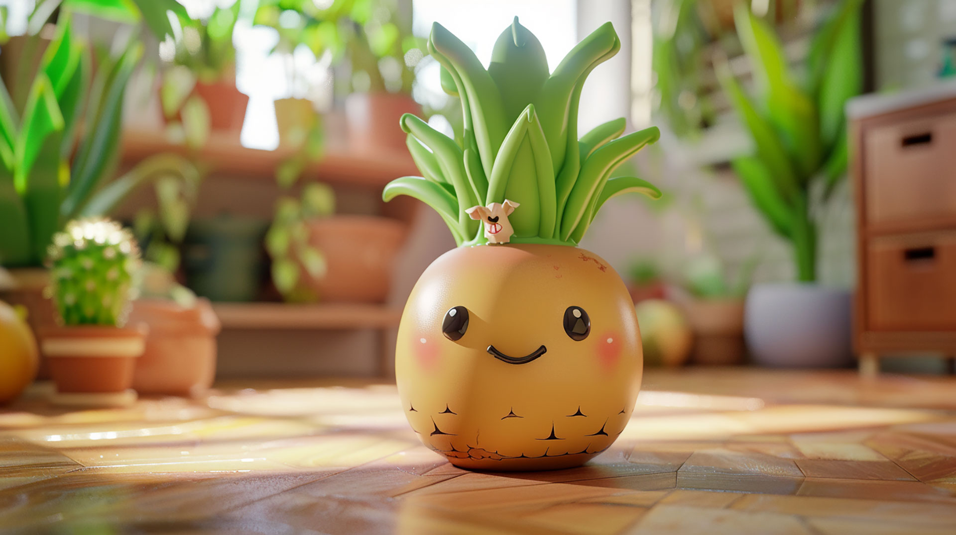 Cute Pineapple Stock Photos and HD Pics