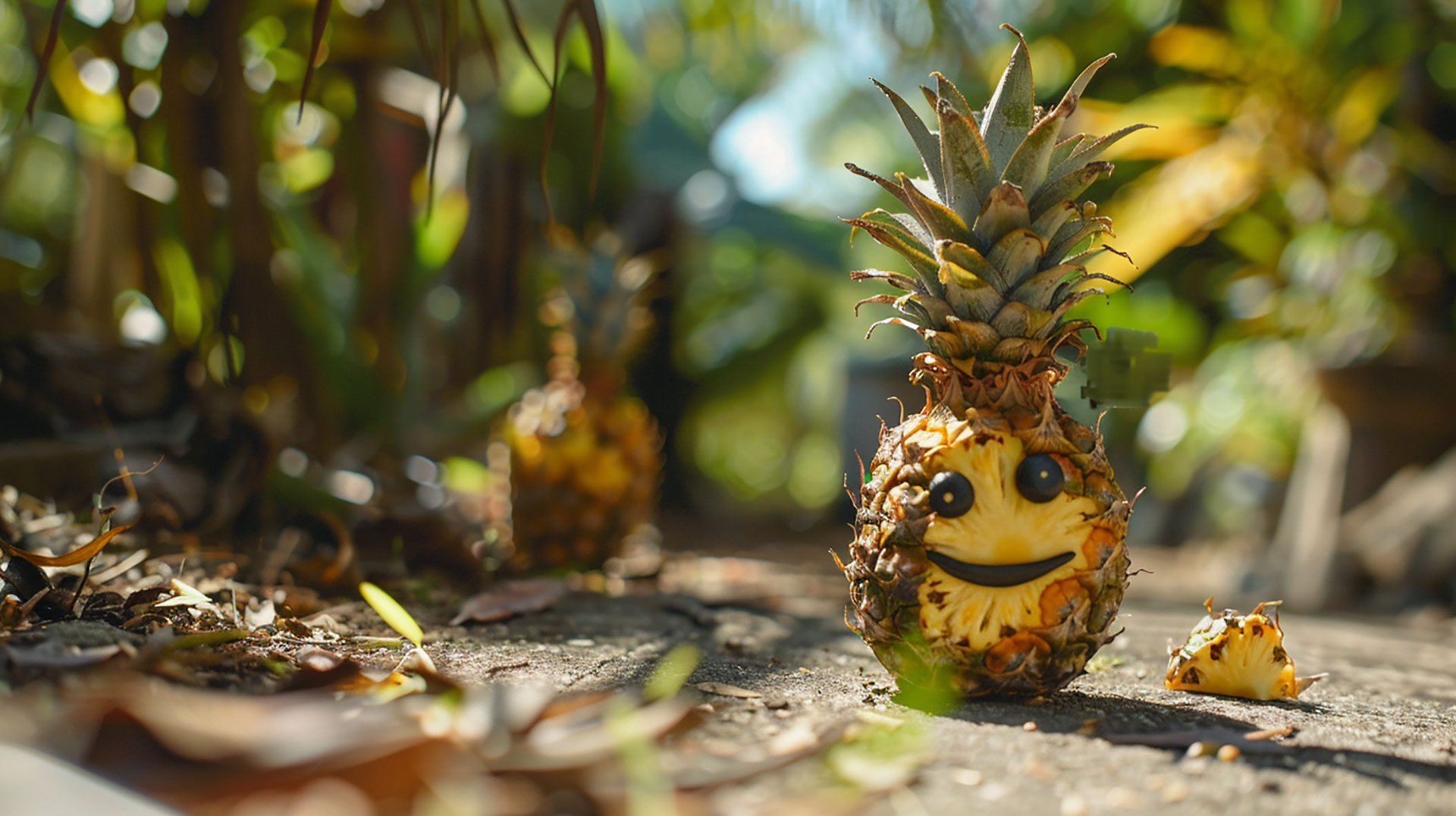 High-Resolution Cute Pineapple Pictures for 1920x1080 Screens