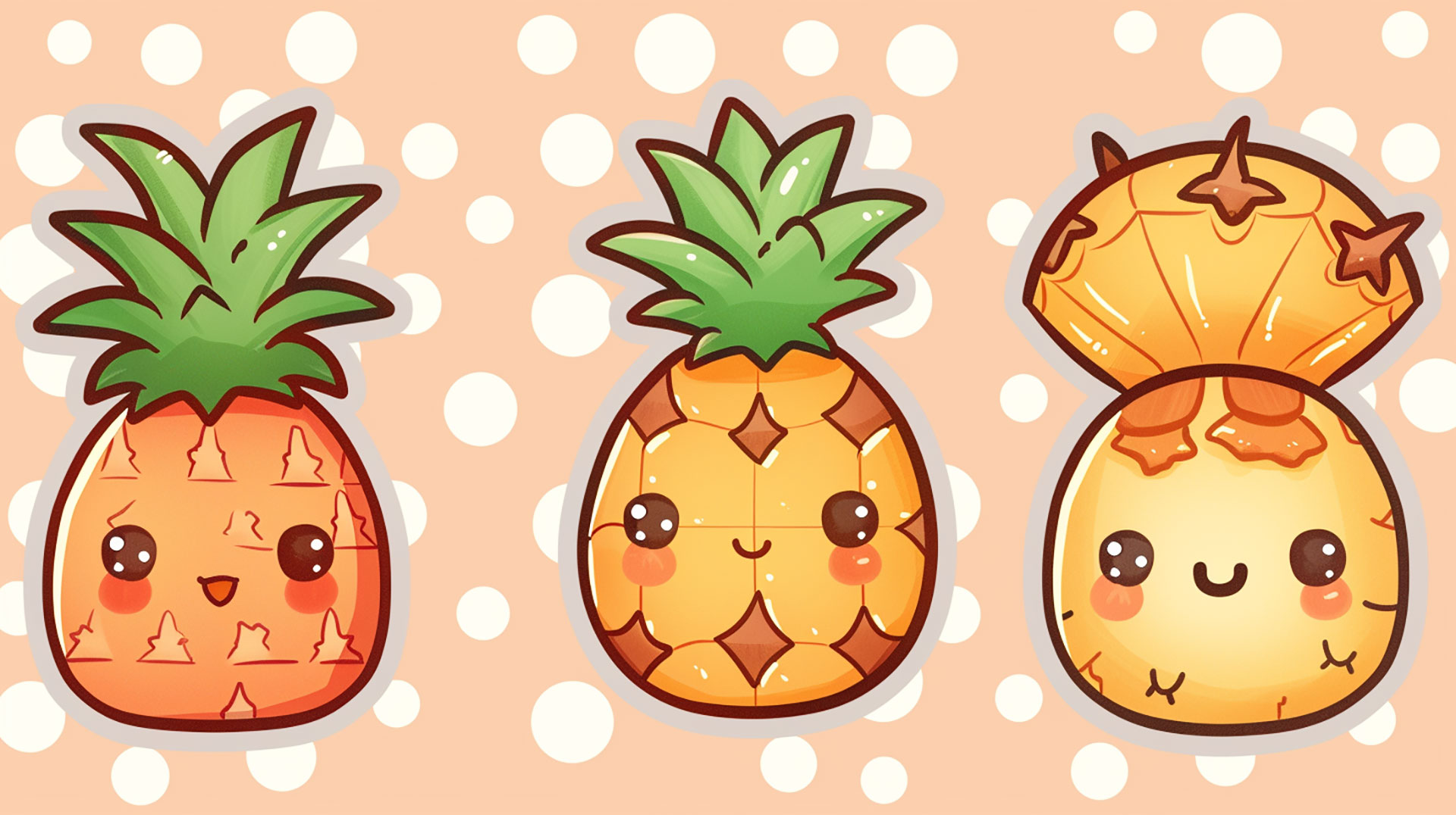 Sweet Pineapple Images for PC and Laptop Wallpapers in HD