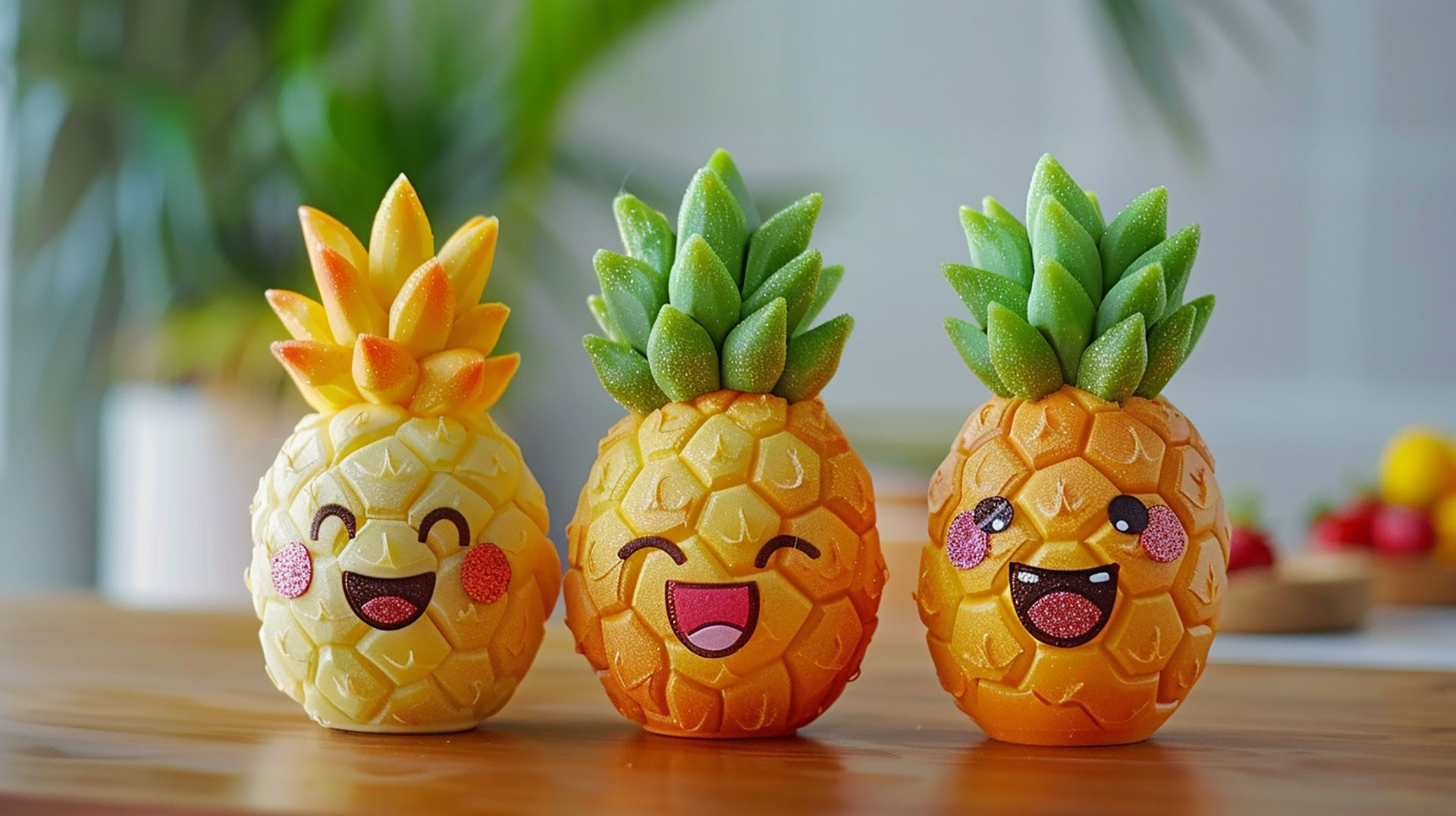 Free HD Pineapple Digital Backgrounds for 1920x1080 Screens