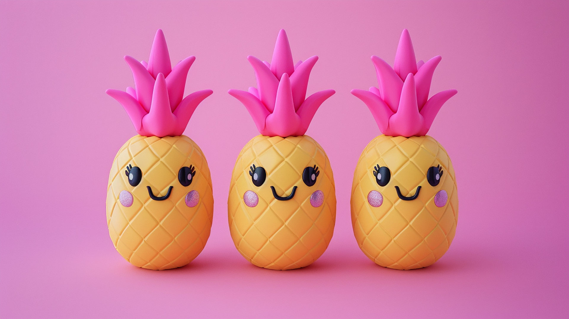 High-Quality Cute Pineapple Photos for PC Wallpapers